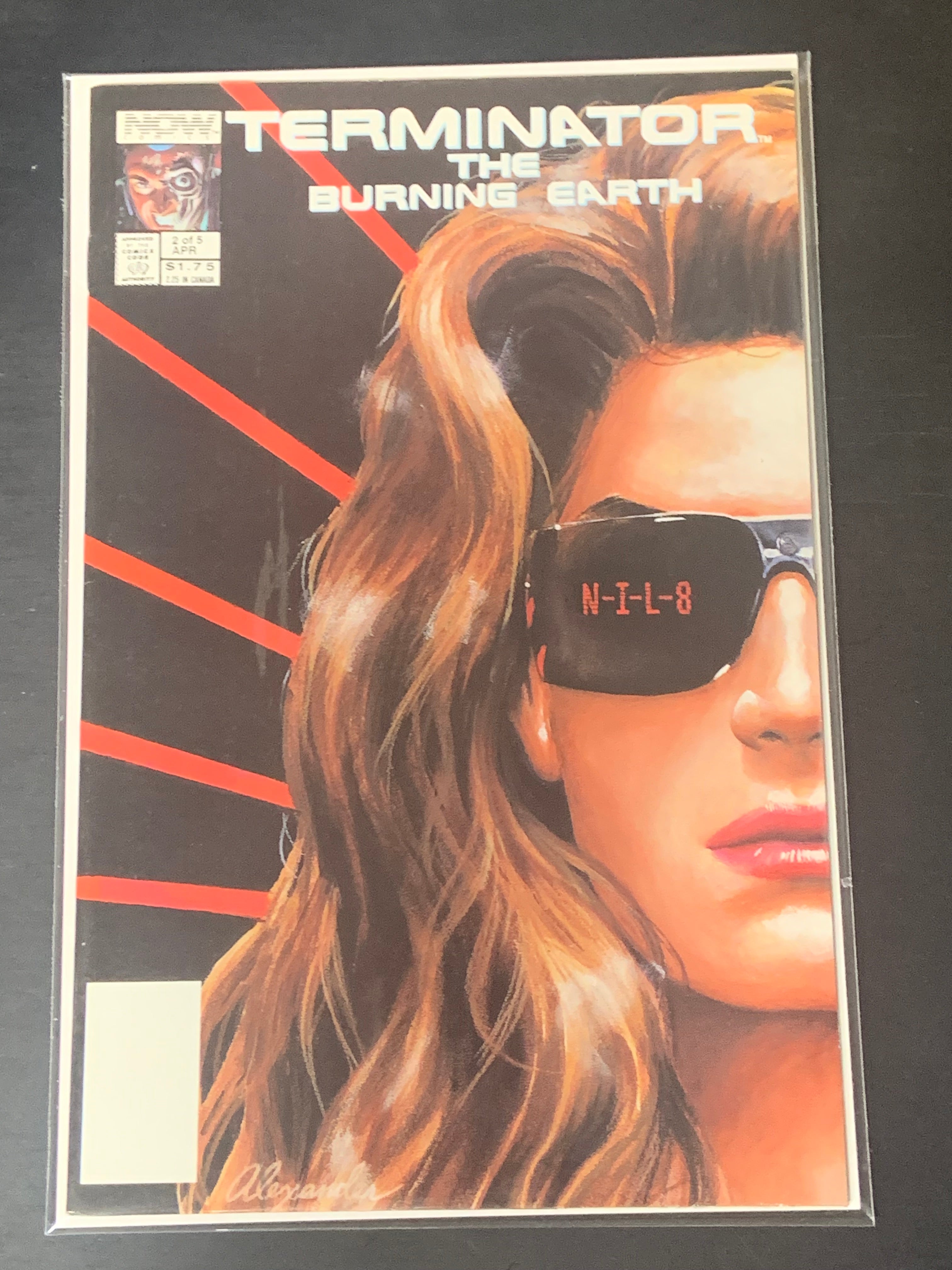 Terminator The Burning Earth 2 Now Comics 1995 2nd Alex Ross Published Art