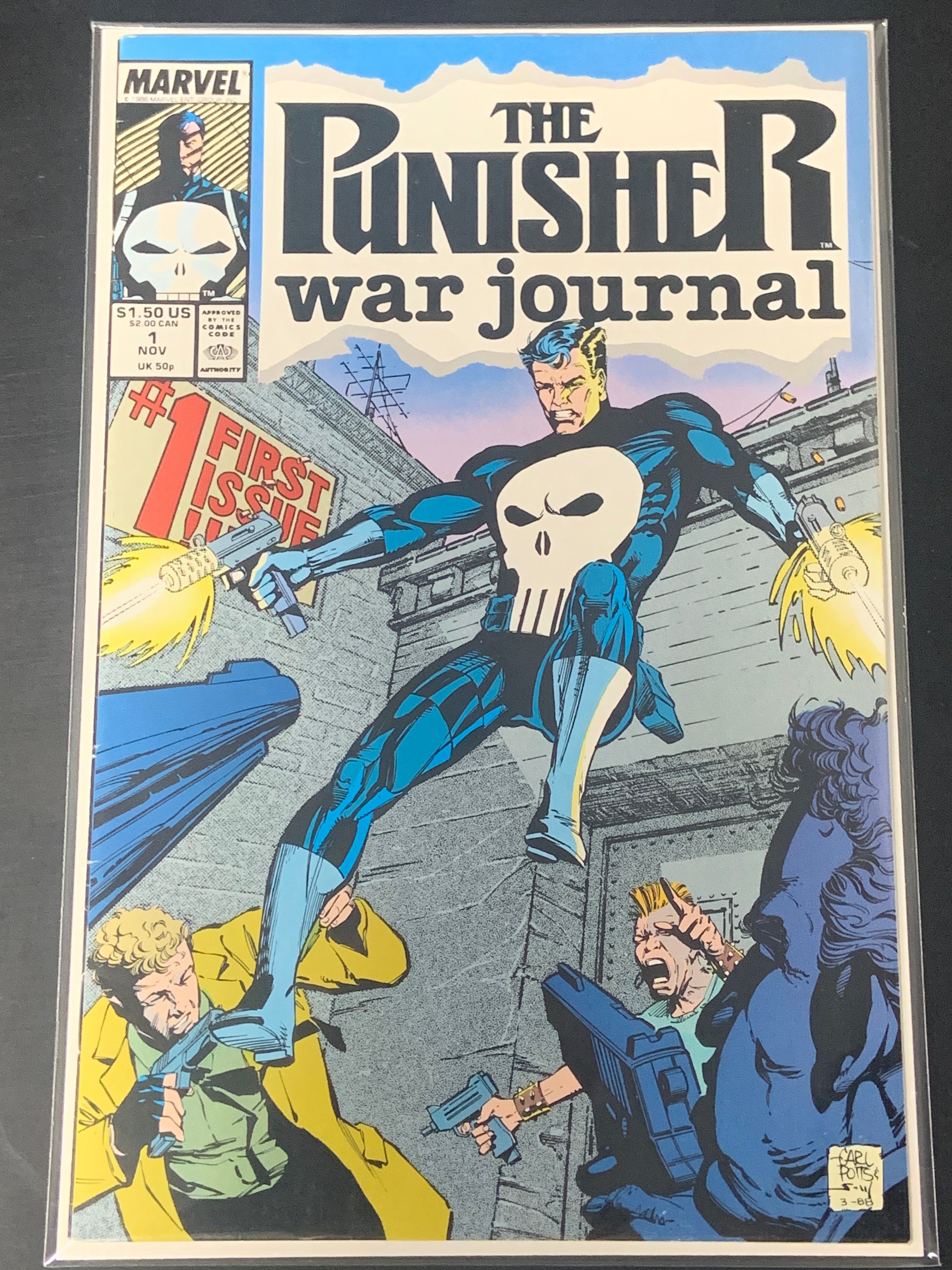 The Punisher War Journal 1 Marvel 1985 The Origin of Frank Castle