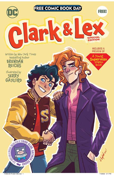 FCBD 2023 CLARK & LEX AND FANN CLUB BATMAN SQUAD SPECIAL EDITION