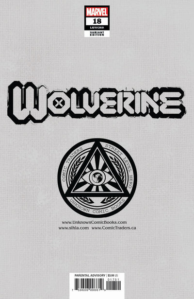 WOLVERINE #18 ALAN QUAH VIRGIN EXCLUSIVE