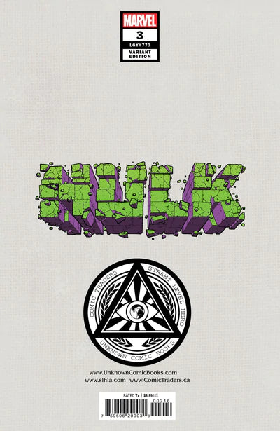 HULK 3 ALAN QUAH EXCLUSIVE 1ST CAMEO OF TITAN