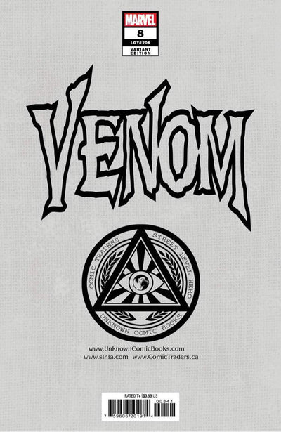 VENOM 8 MARVEL RON BONEY EXCLUSIVE