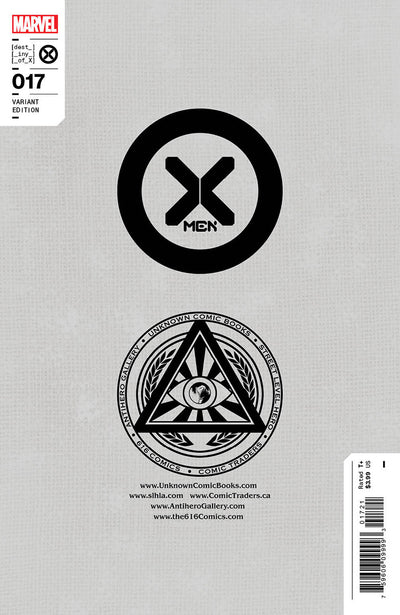 X-MEN 17 MARVEL MIGUEL MERCADO EXCLUSIVE
