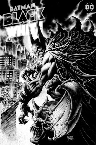 BATMAN BLACK AND WHITE #1 KYLE HOTZ EXCLUSIVE VARIANT