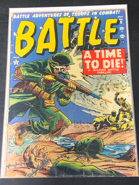 Battle 8 Atlas Comics 1952 Pre-Code Golden Age