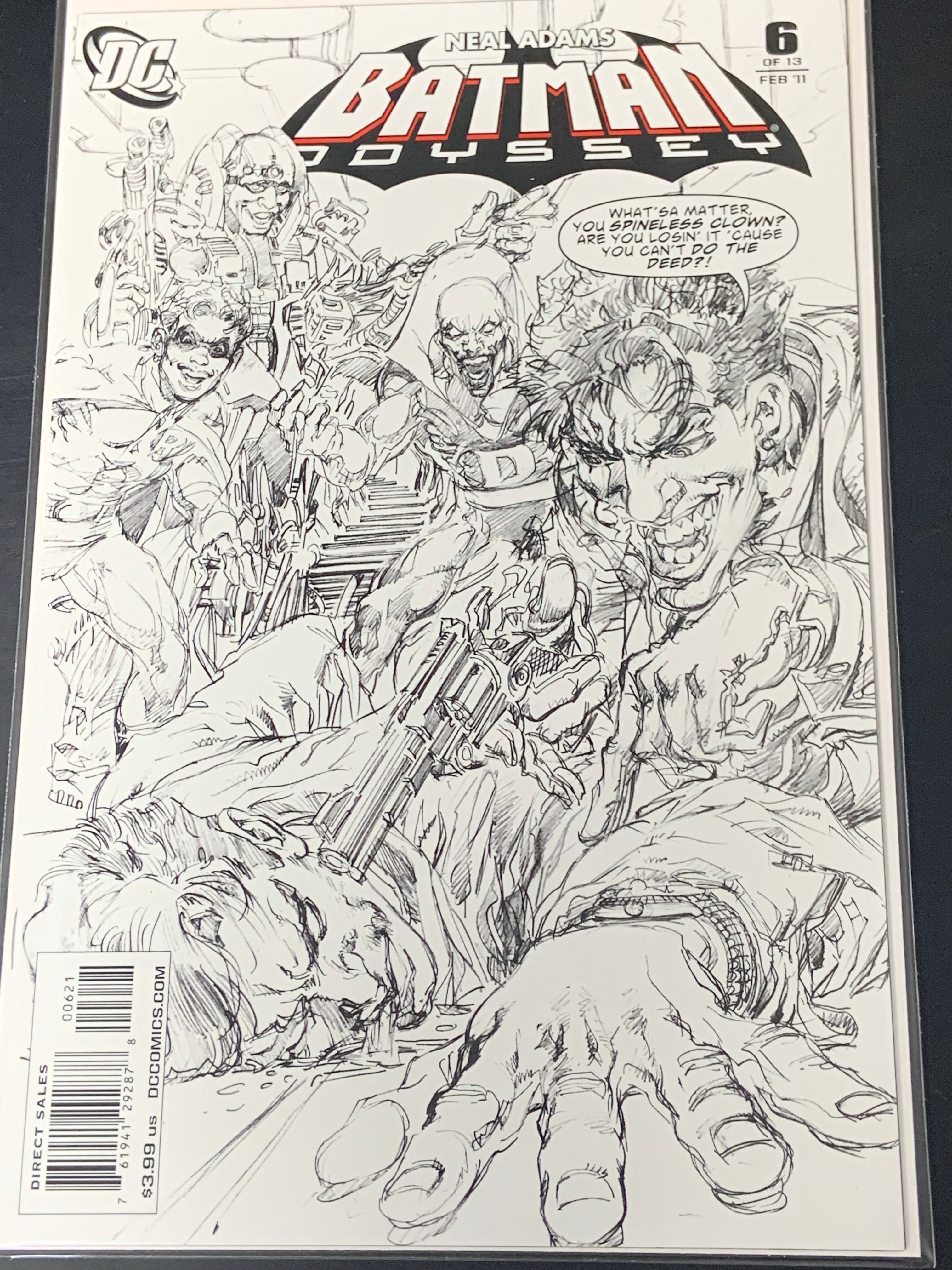 Batman Odyssey 6 DC 2011 1:10 Variant Neal Adams, 1st App of Trigger