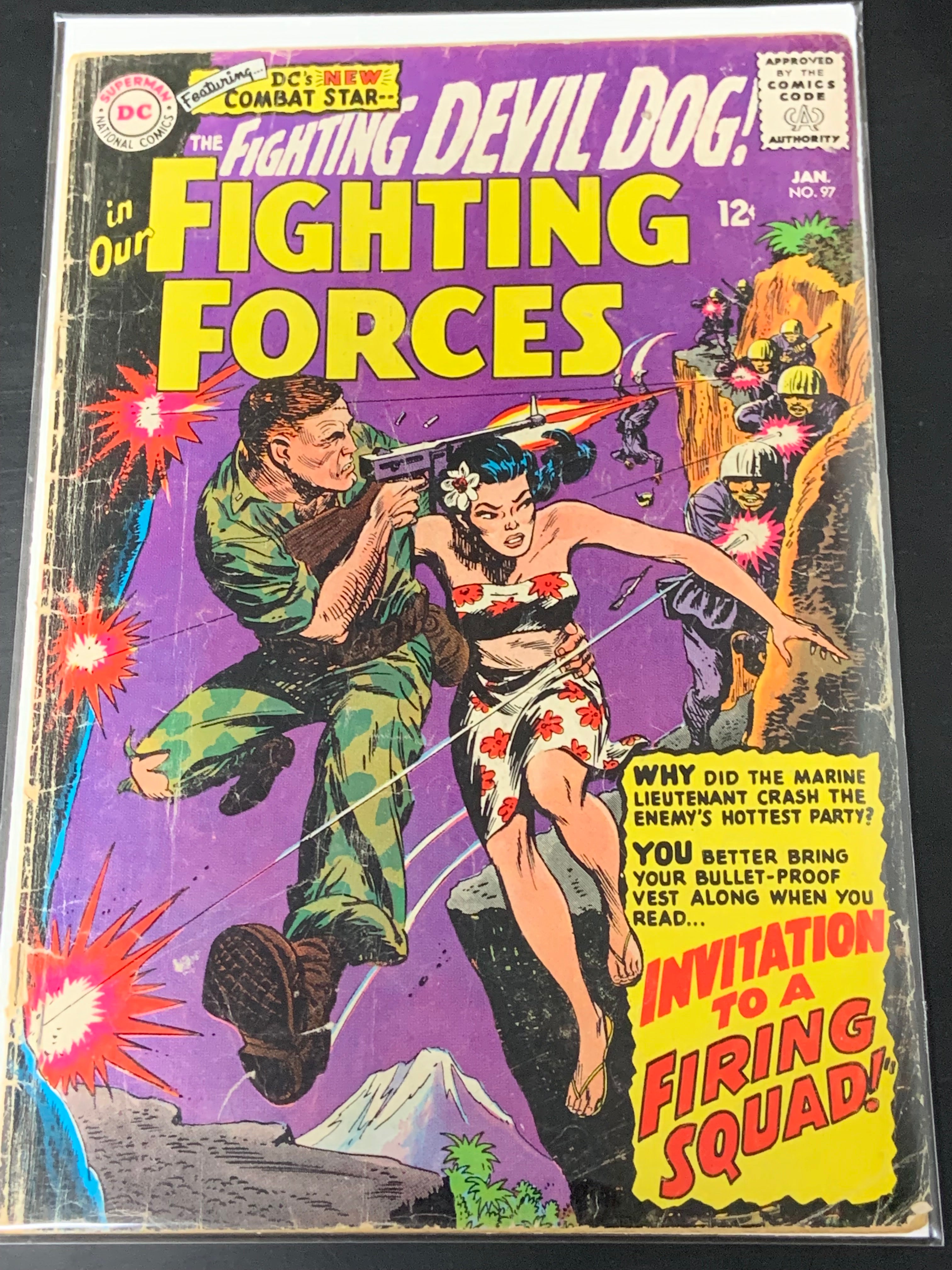 Our Fighting Forces 97 DC 1966 Silver Age