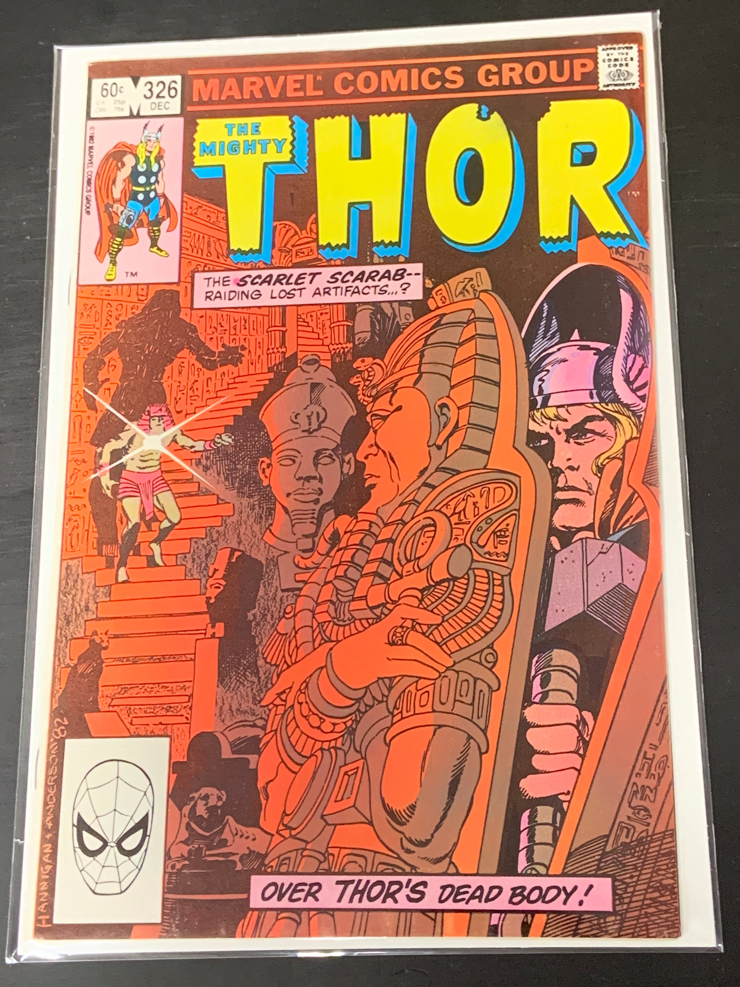 Thor 326 Marvel 1982 1st App of the Scarlet Scarab