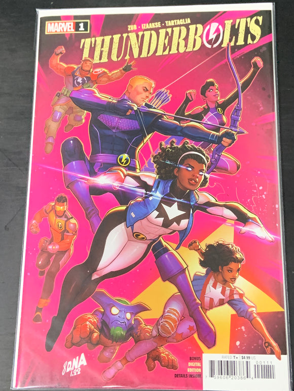 Thunderbolts 1 Marvel 2022 David Nakayama Cover A 1st Apps