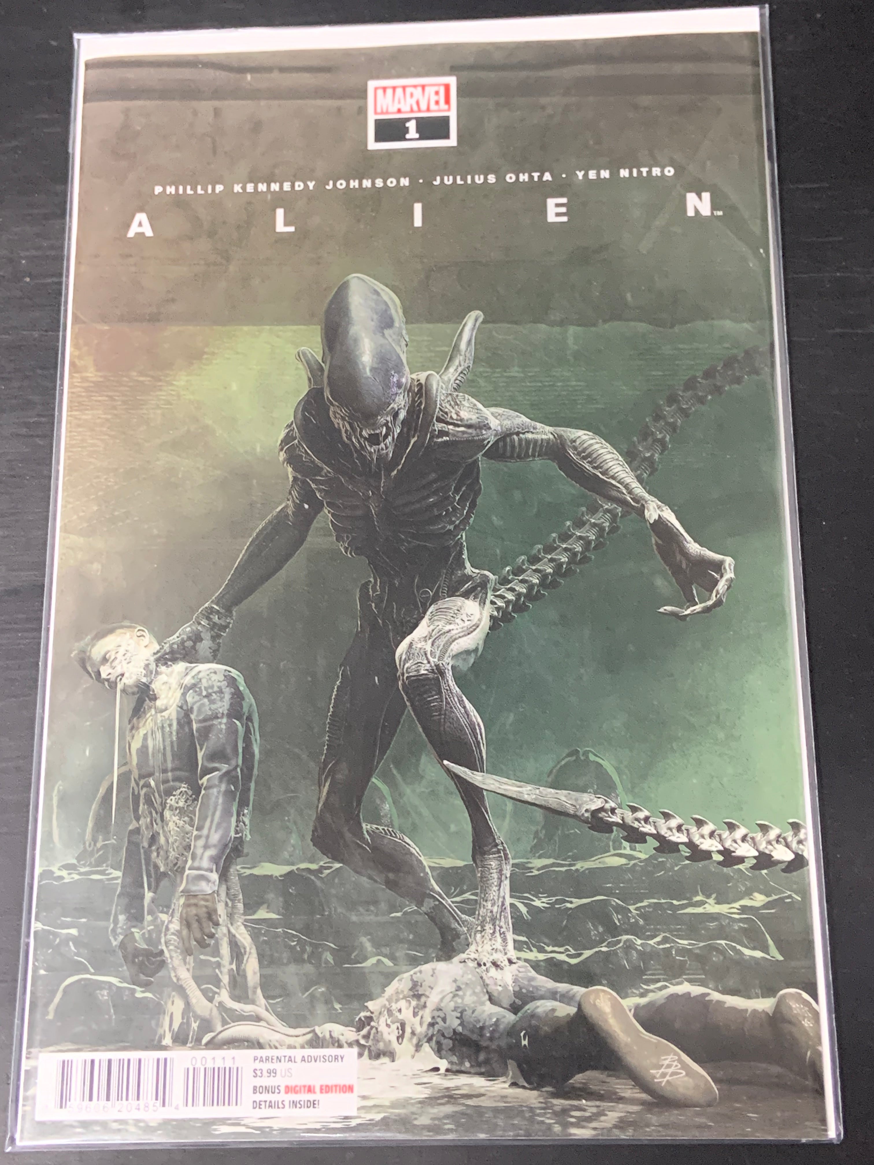 Alien 1 Marvel 2022 Bjorn Barends Cover