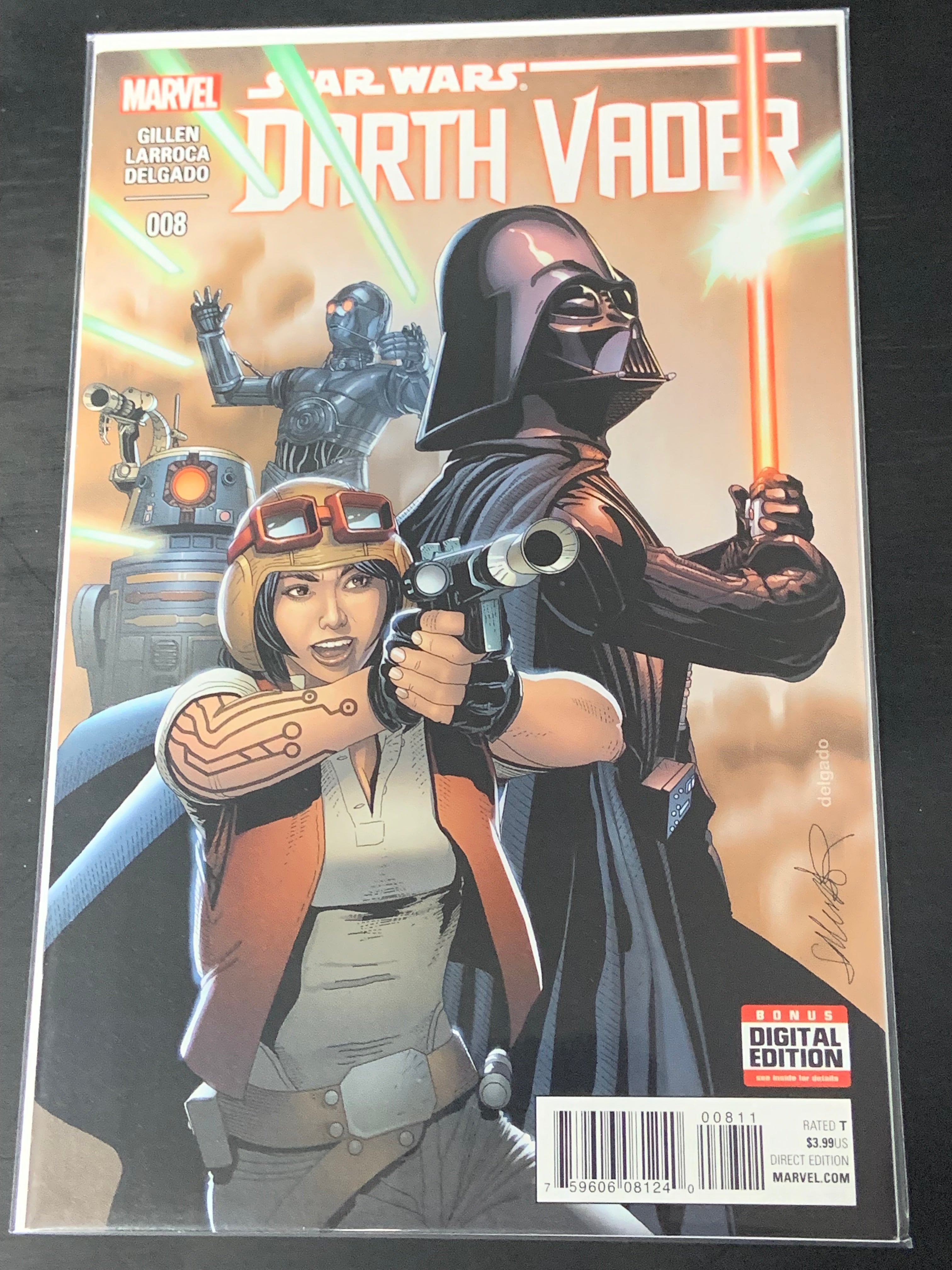 Star Wars Darth Vader 8 Marvel  1st App of Inspector Thanoth, 5th Aphra