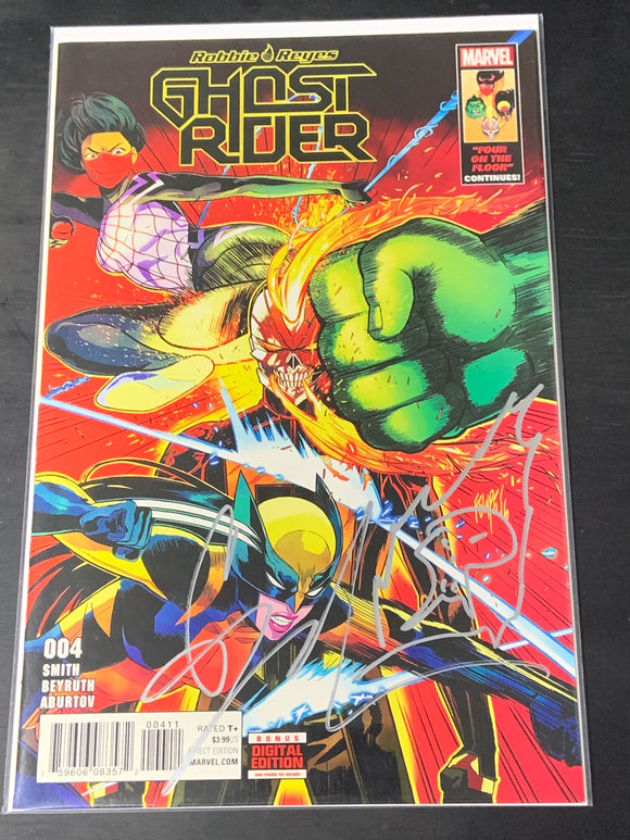 Robbie Reyes Ghost Rider 4 Marvel 2016 Signed by Actor Gabriel Luna
