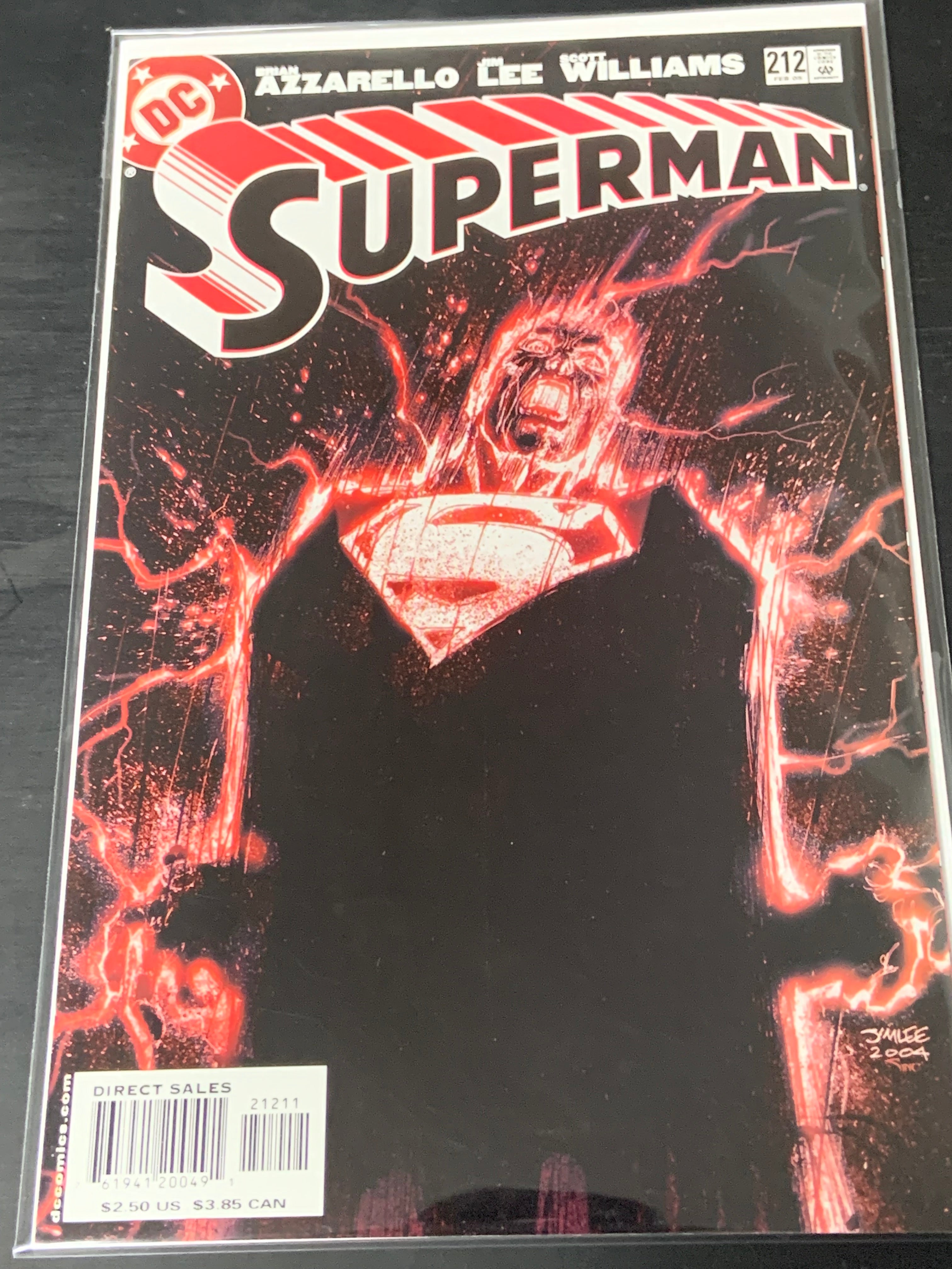 Superman 212 DC 2005 Jim Lee Cover