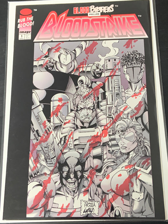 Bloodstrike 1 Image 1993 1st Thermal Reactive Comic Book