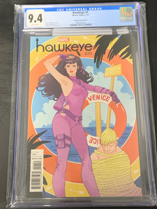 Hawkeye 1 Marvel 2017 Sauvage 1:25 Variant CGC 9.4 1st Kate Bishop Solo Series