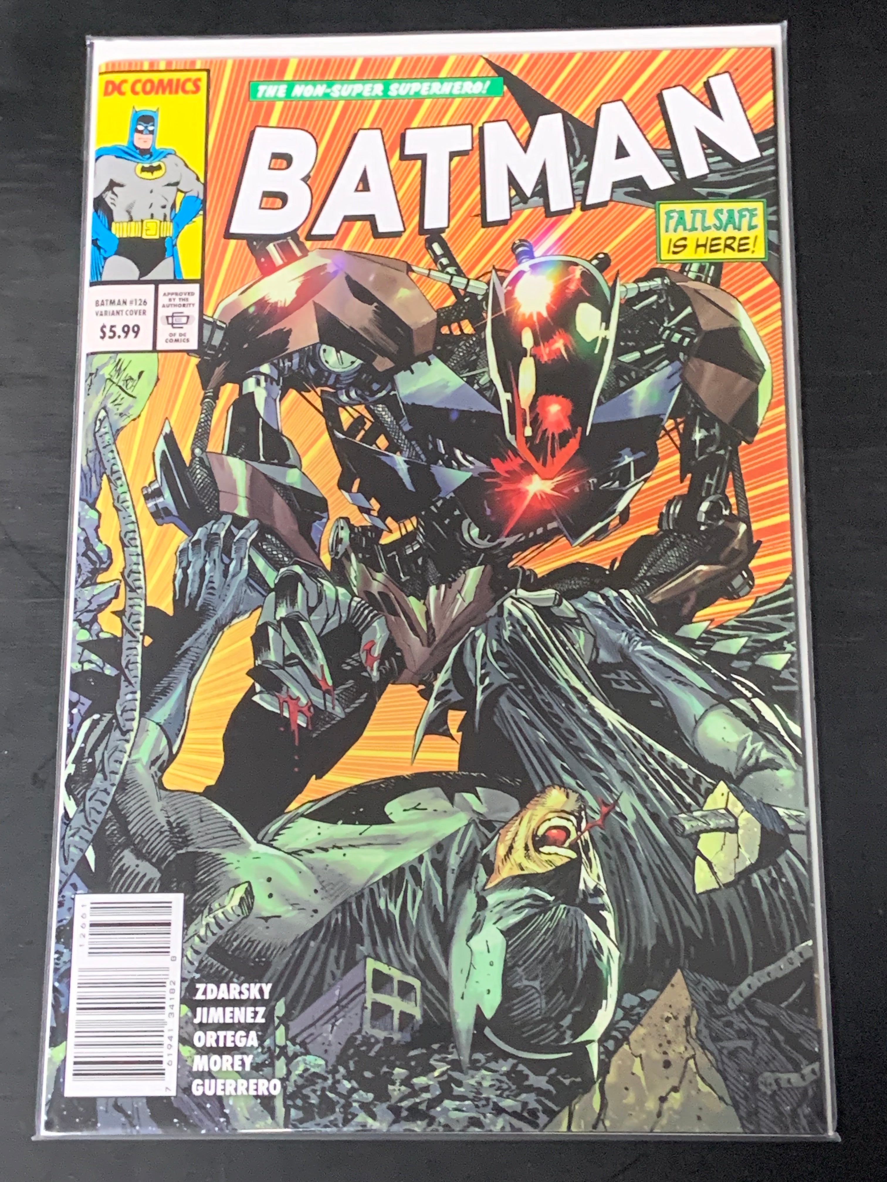 Batman 126 DC 2022 March Failsafe Homage Variant