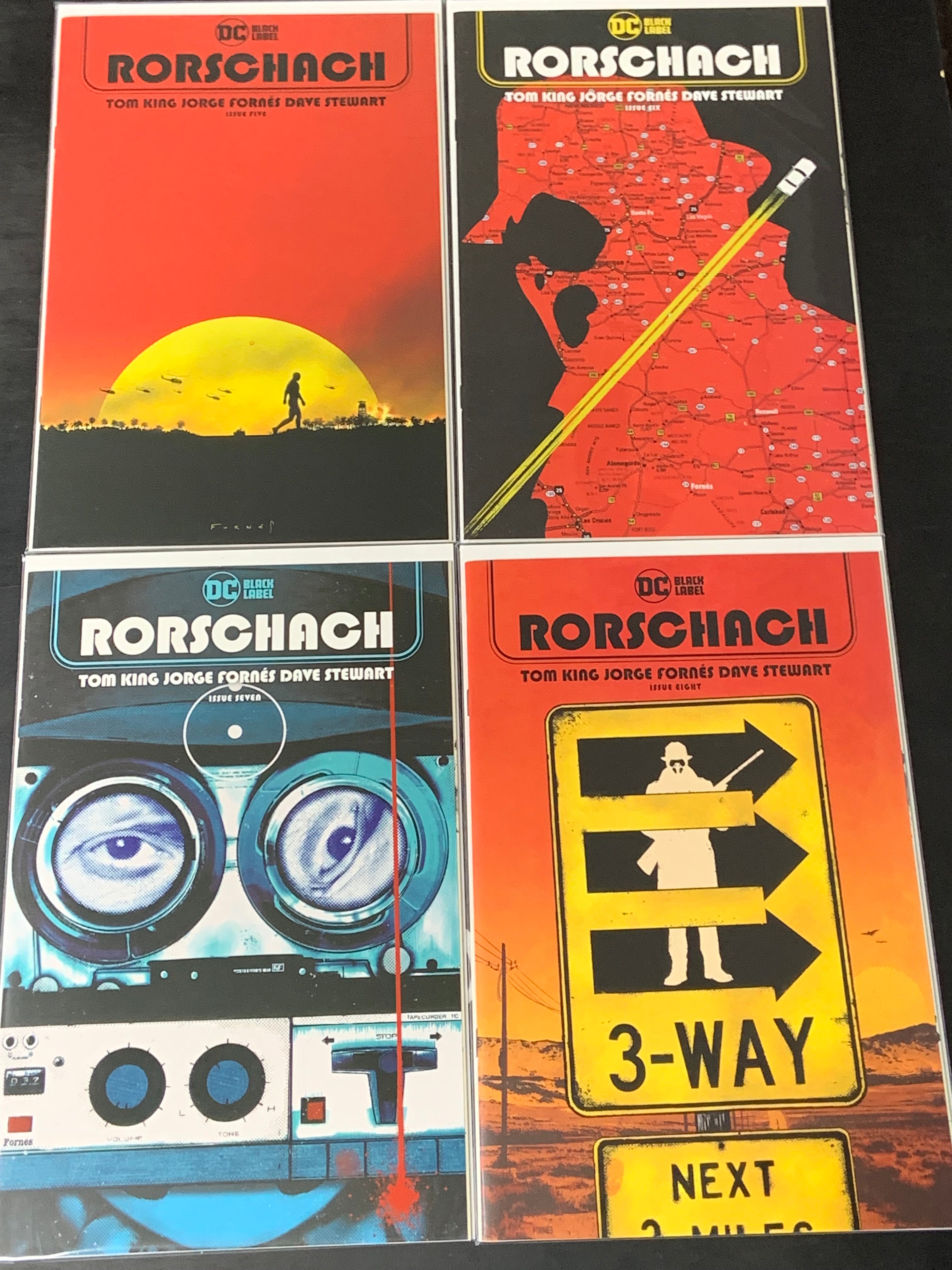 Rorschach 1-12 DC Black Label 2020 Set of 12