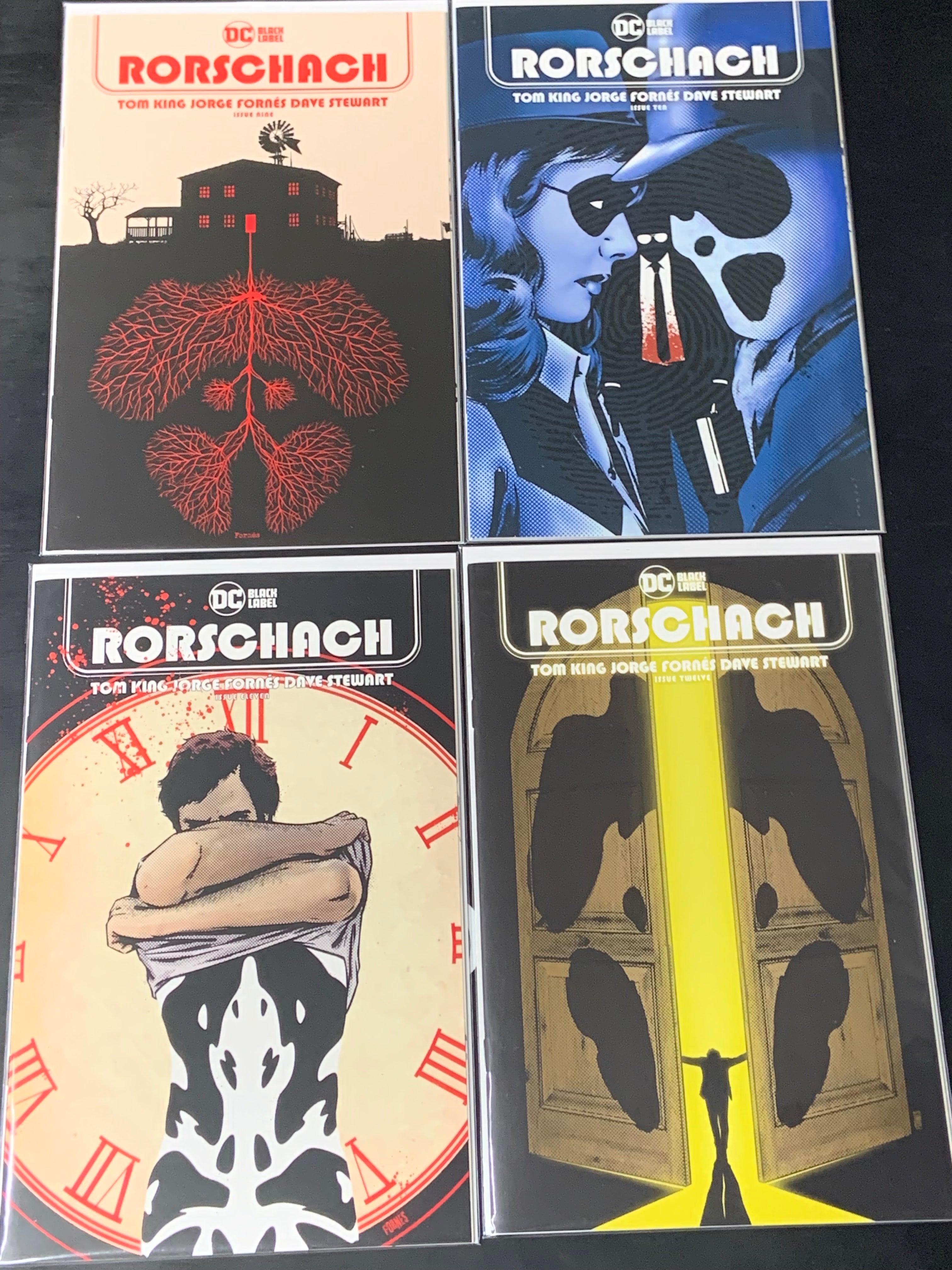 Rorschach 1-12 DC Black Label 2020 Set of 12