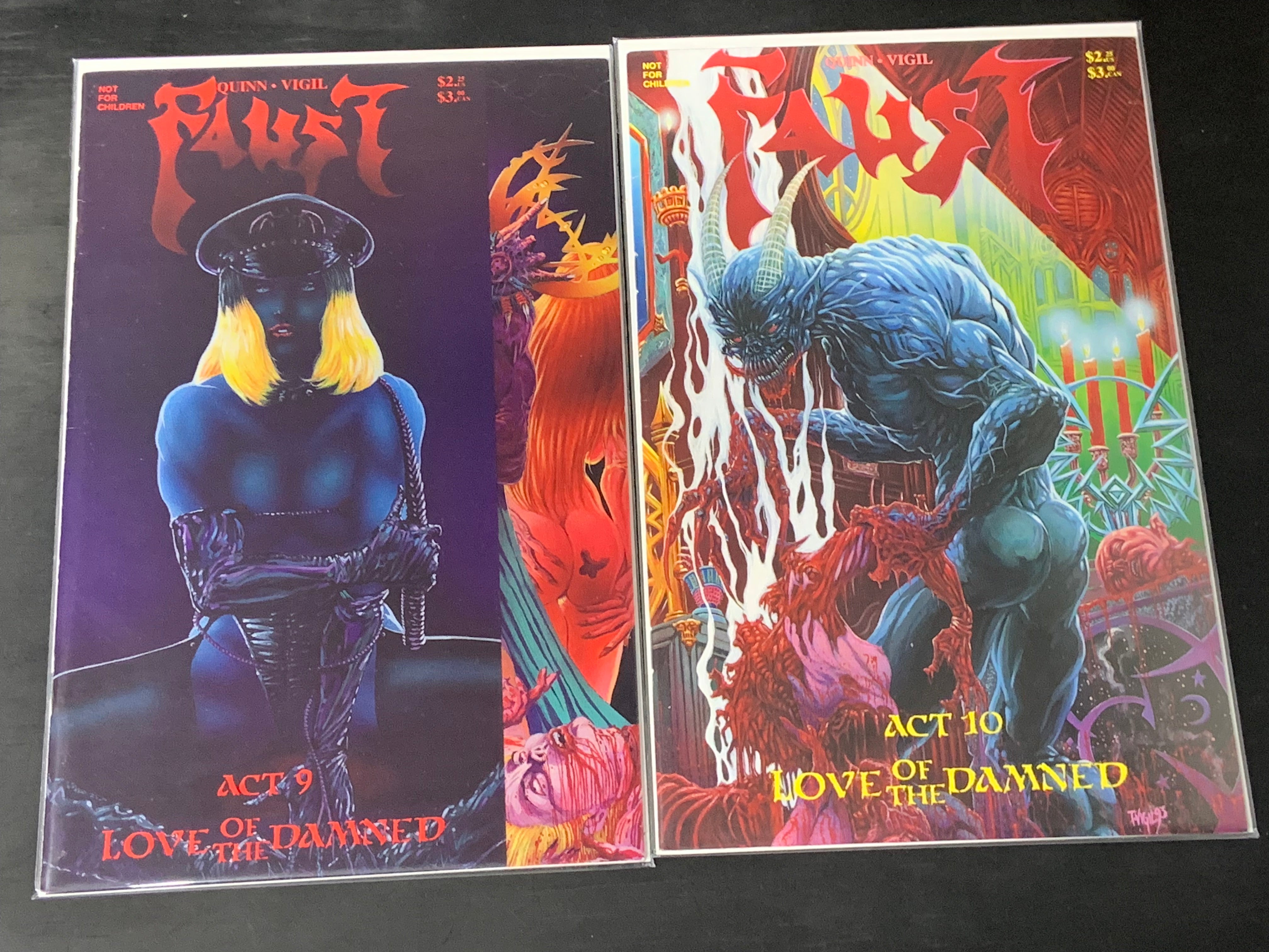 Faust 1-10 Northstar Comics 1989 Set of 10, Very Scarce Series