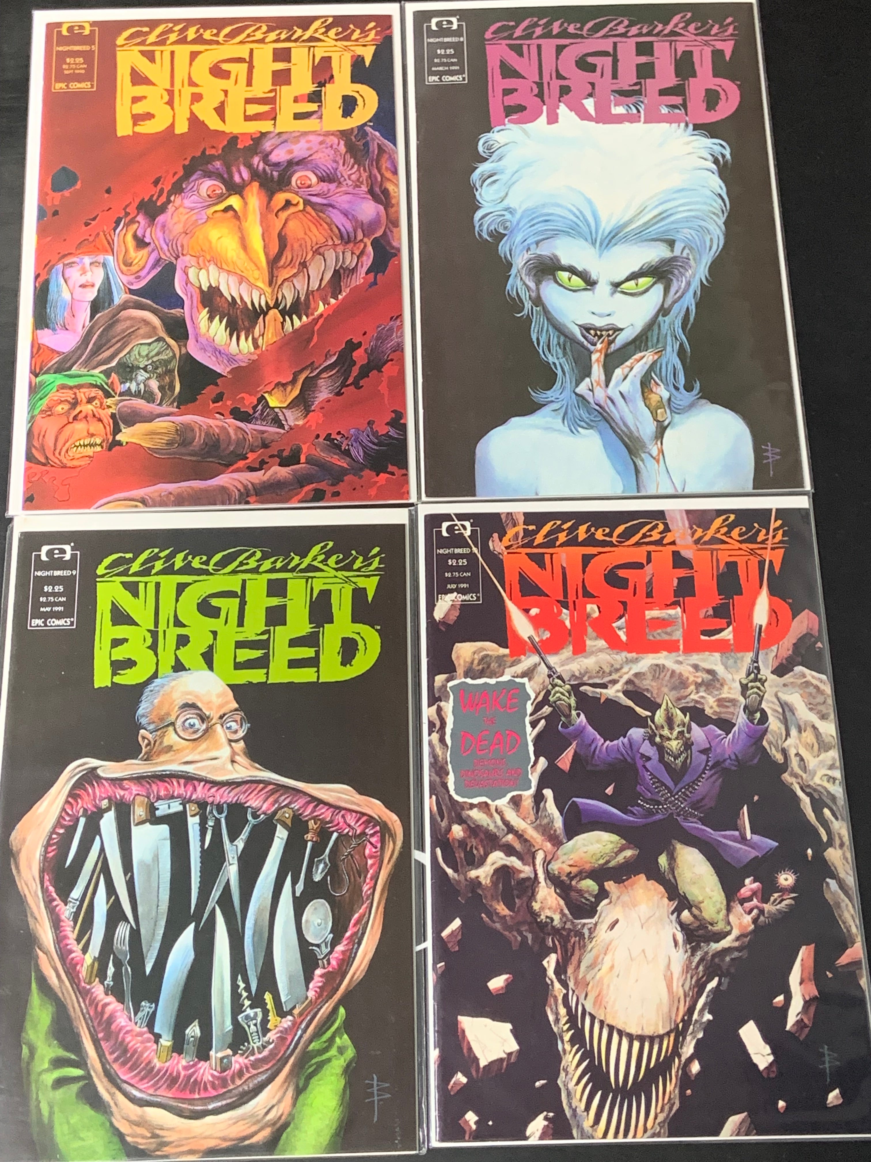 Clive Barker's Nightbreed 1990 Epic Comics, Set of 15, Scarce Series