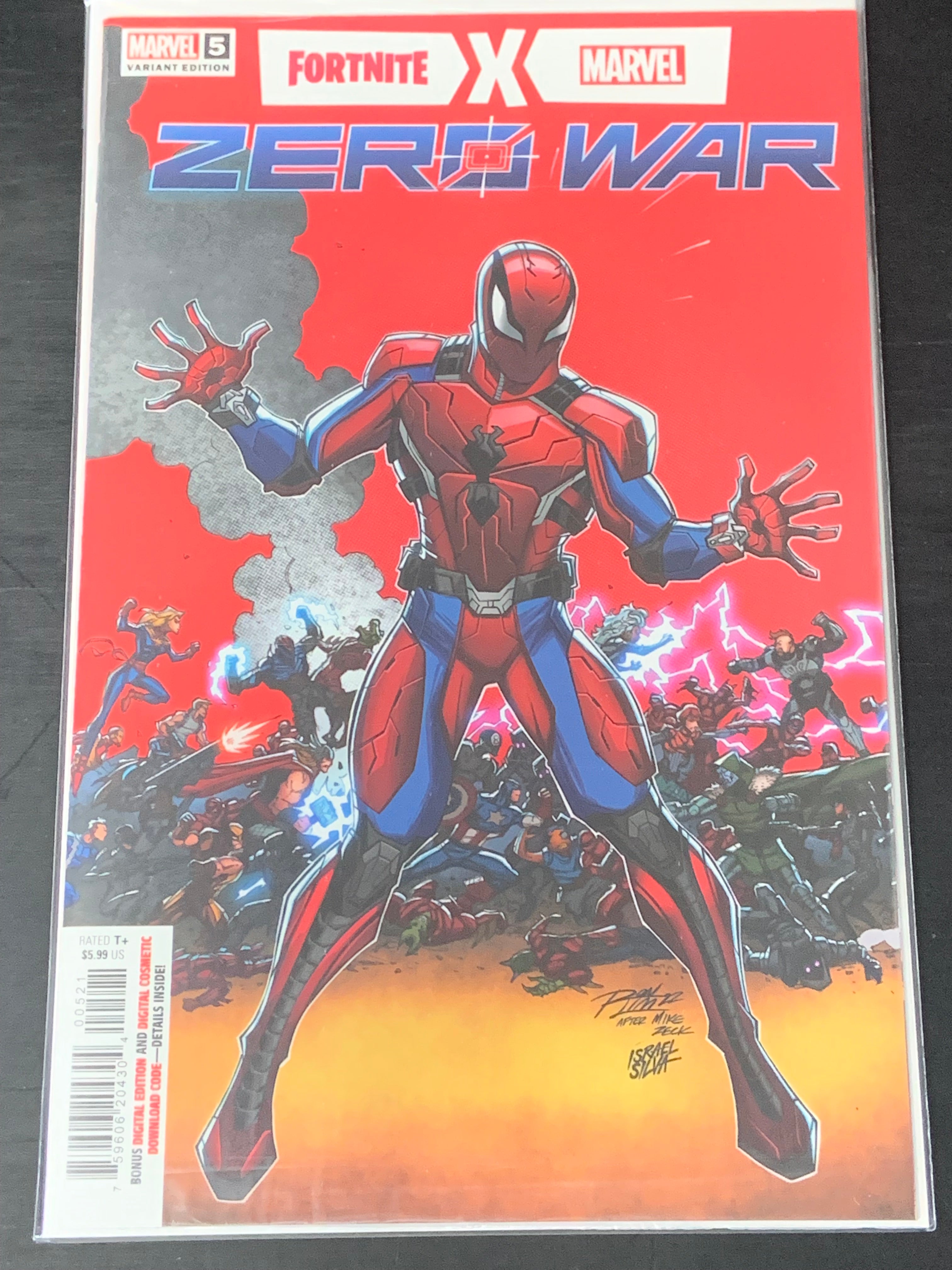 Fortnight x Marvel Zero War 5 Marvel 2022 Ron Lim Homage Variant Factory Sealed