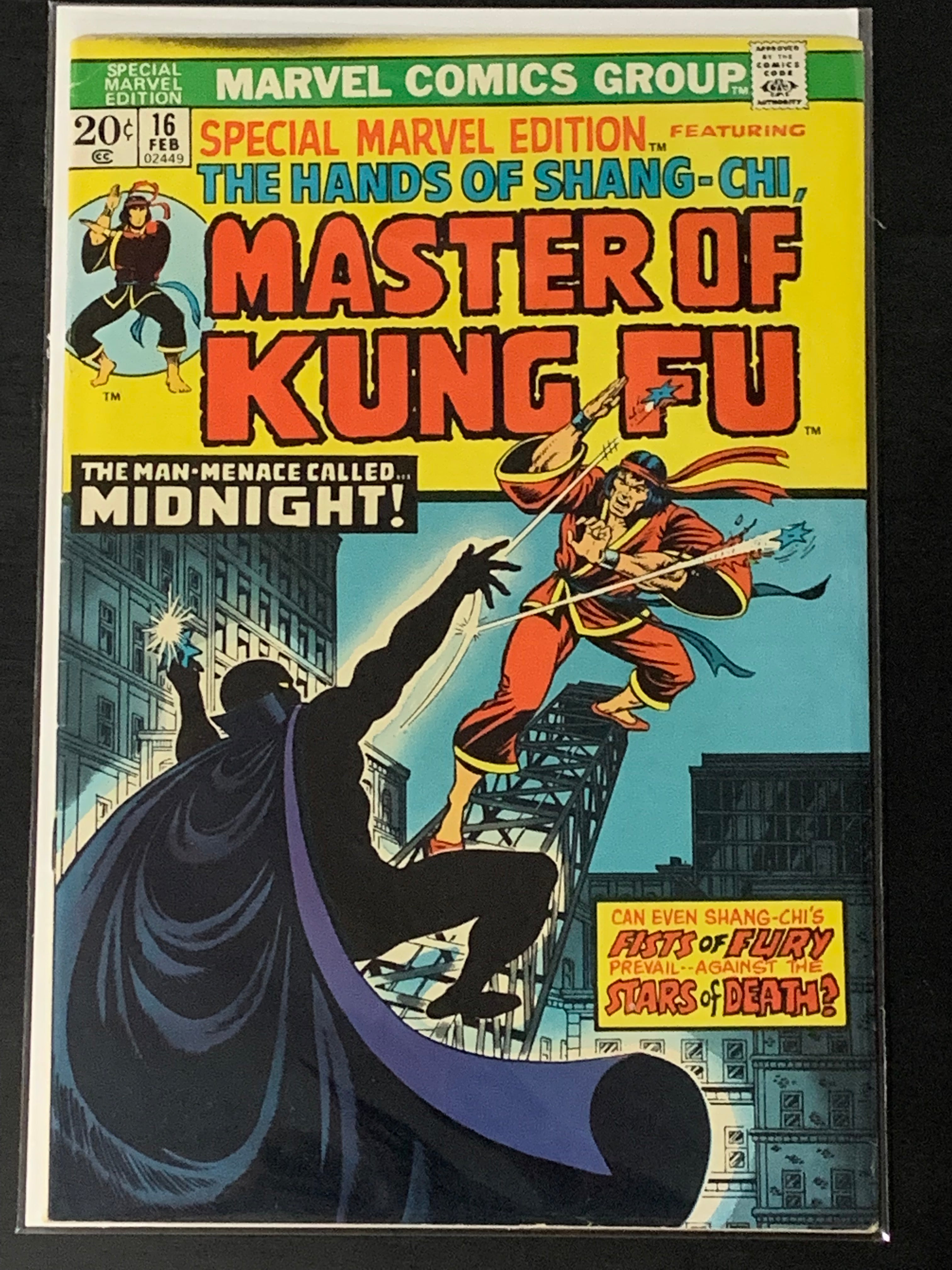 Marvel Special Edition 16 2nd app of Shang-Chi, 1st App of Midnight Sun