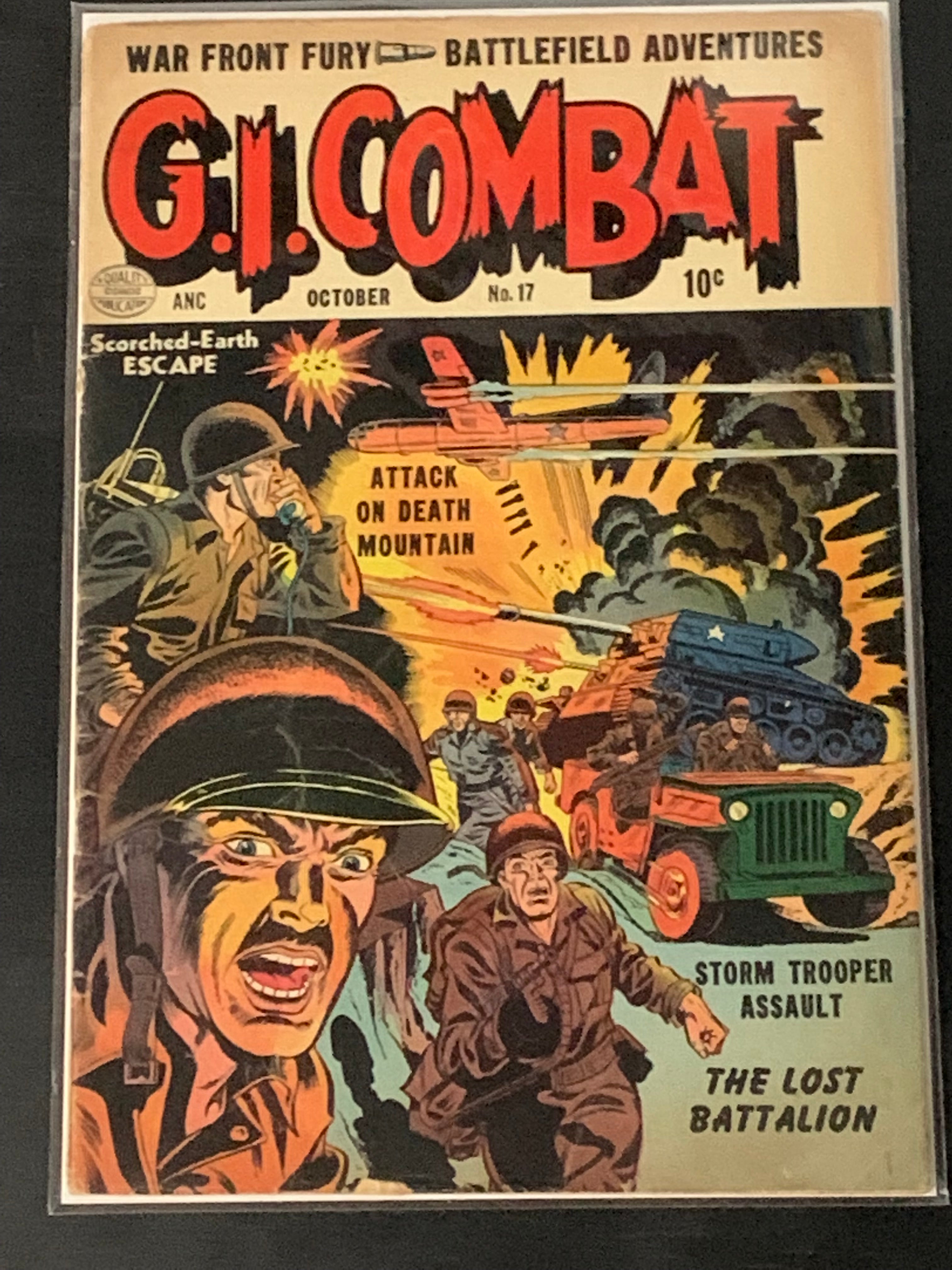 G.I. Combat 17 1954 Pre-Code, Very Scarce book!