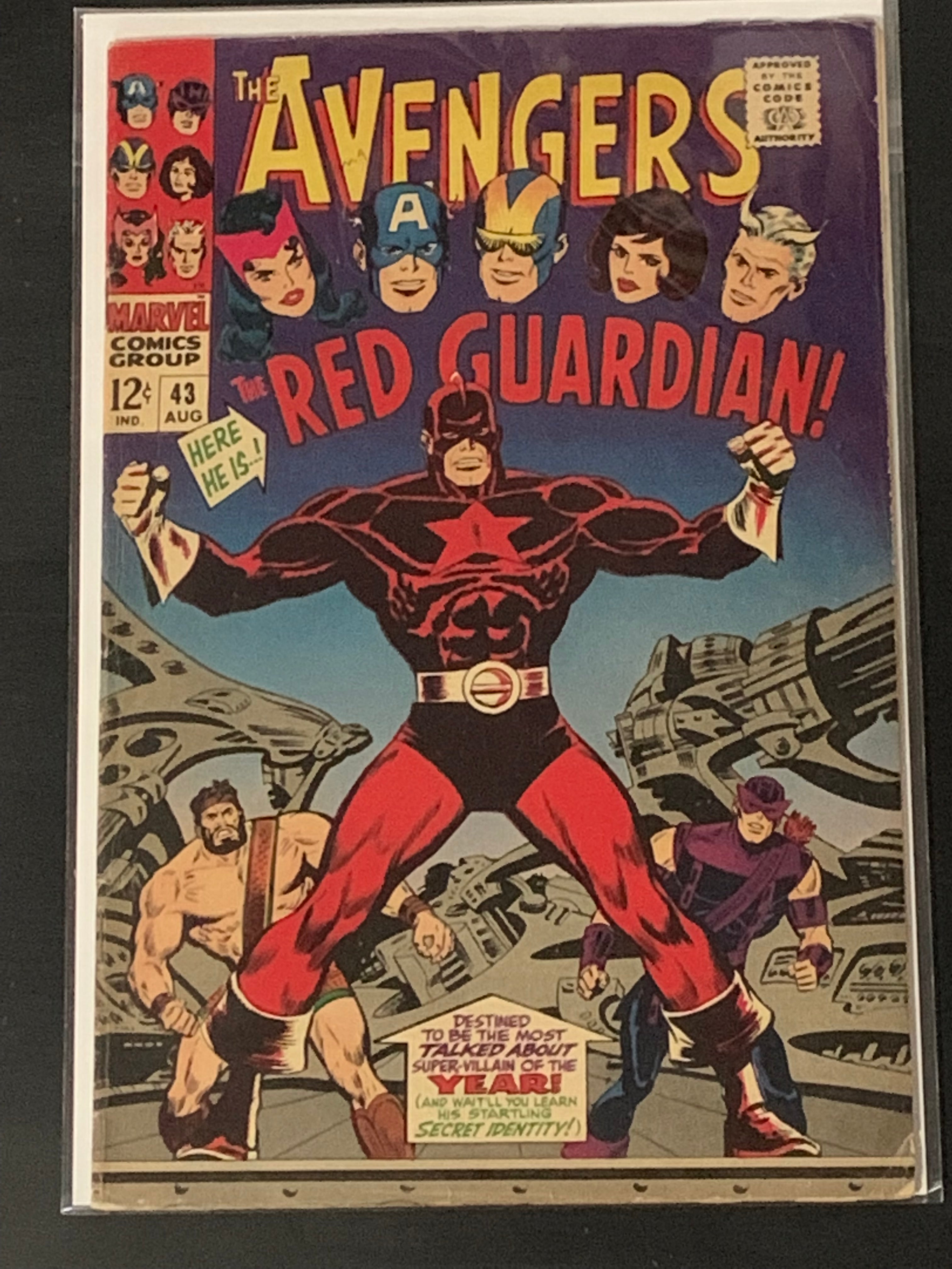The Avengers 43 1967 1st app of the Red Guardian!