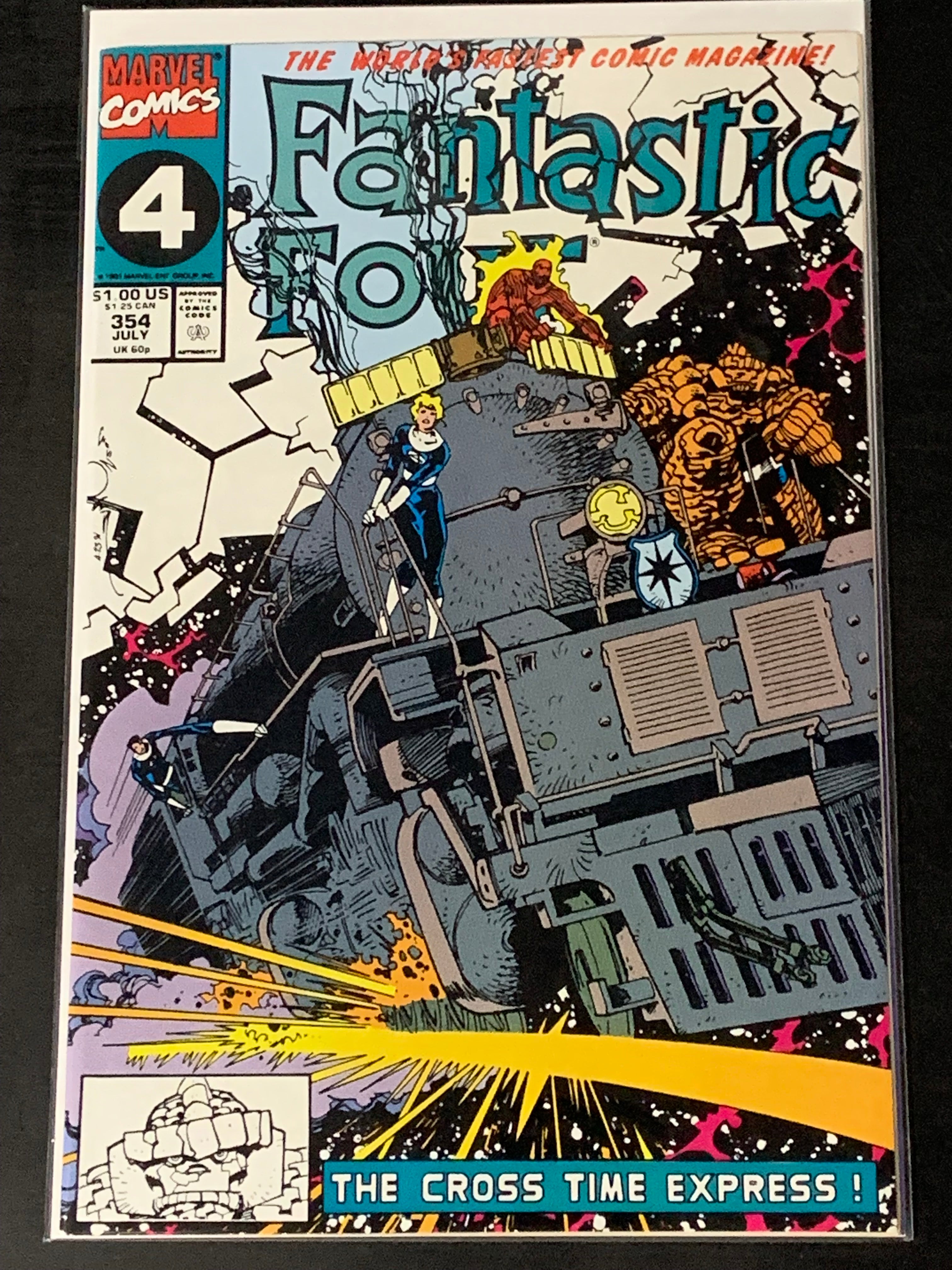 Fantastic Four 354 Marvel 1991 1st App of Casey Cross!