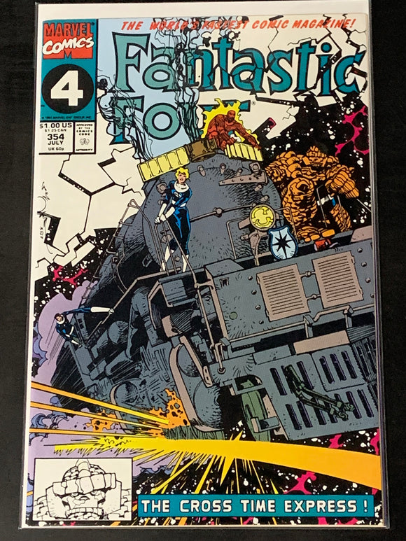 Fantastic Four 354 Marvel 1991 1st App of Casey Cross!