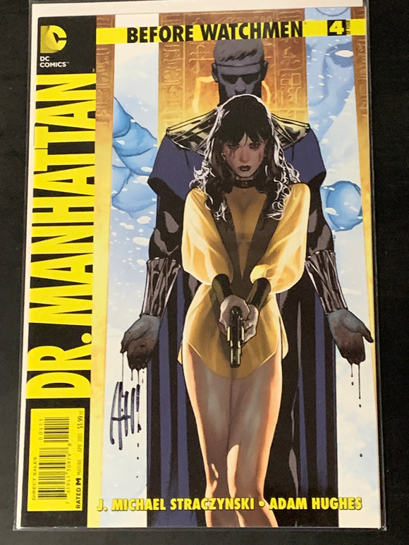 Before Watchmen : Dr.Manhattan 4 DC 2013 Signed Adam Hughes!
