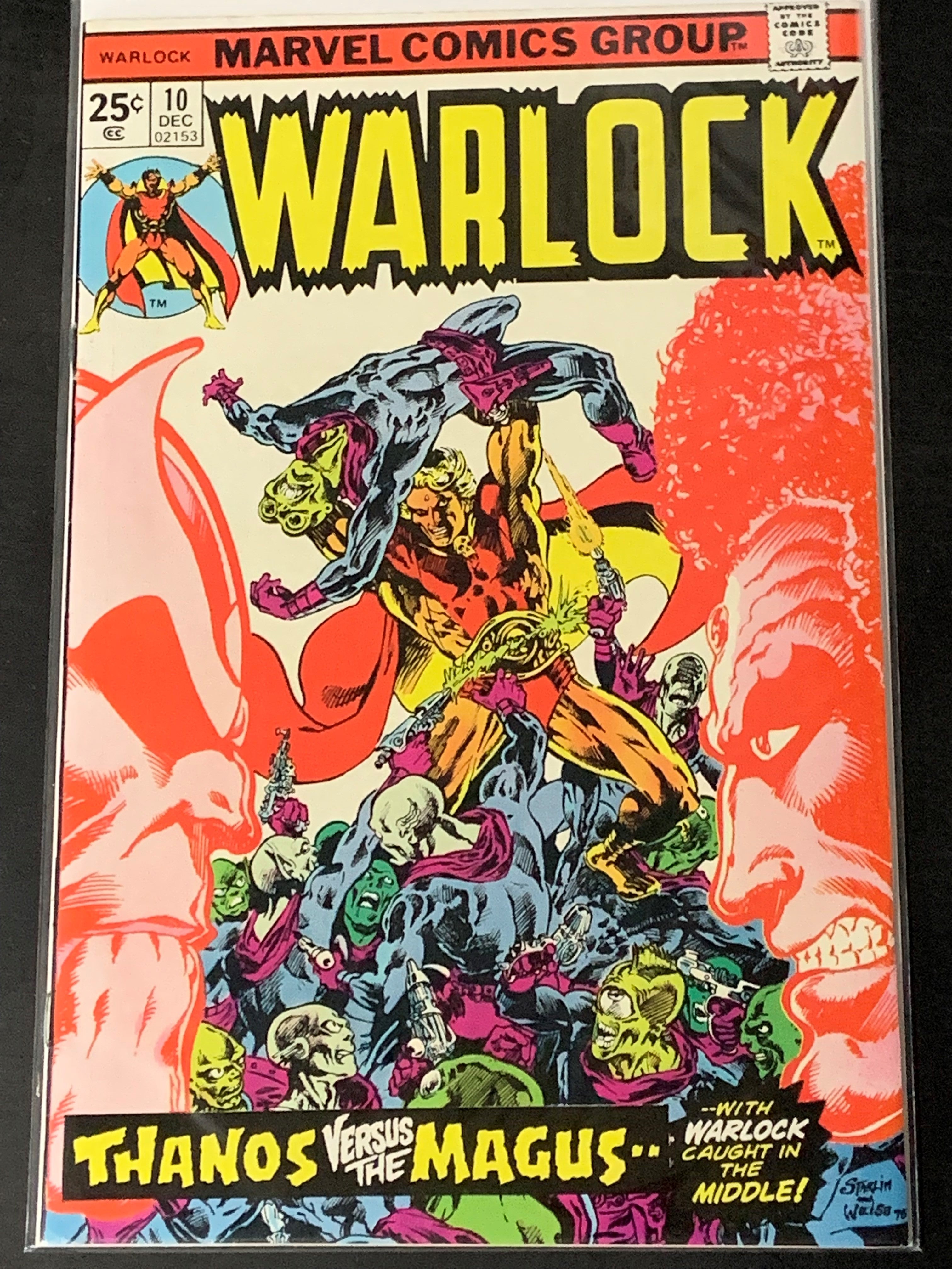 Warlock 10 1975 The Origin of Thanos and Gamora, 1st In-Betweener!