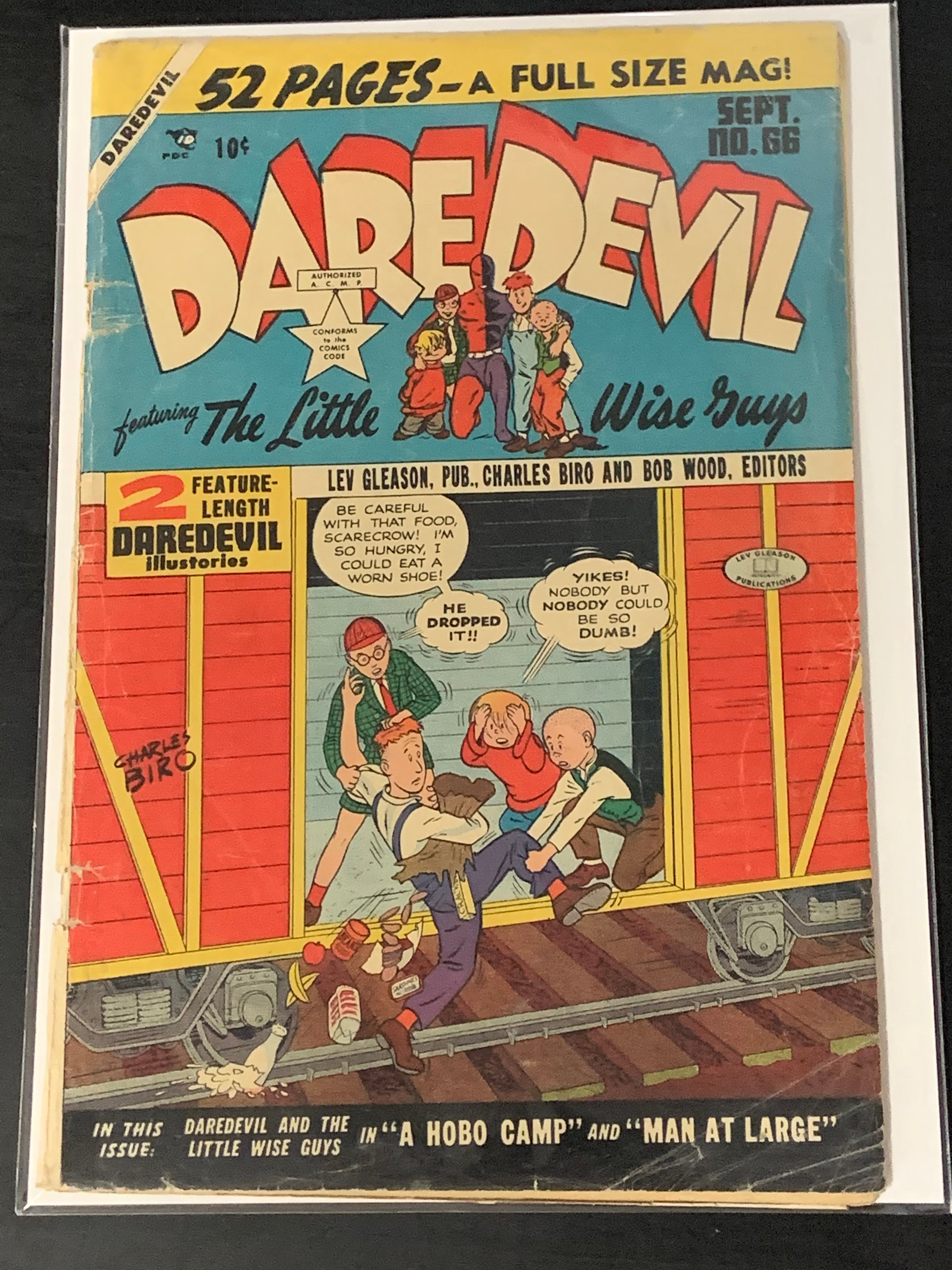 Daredevil 66 Lev Gleason 1959 Pre Marvel, Golden Age Daredevil!