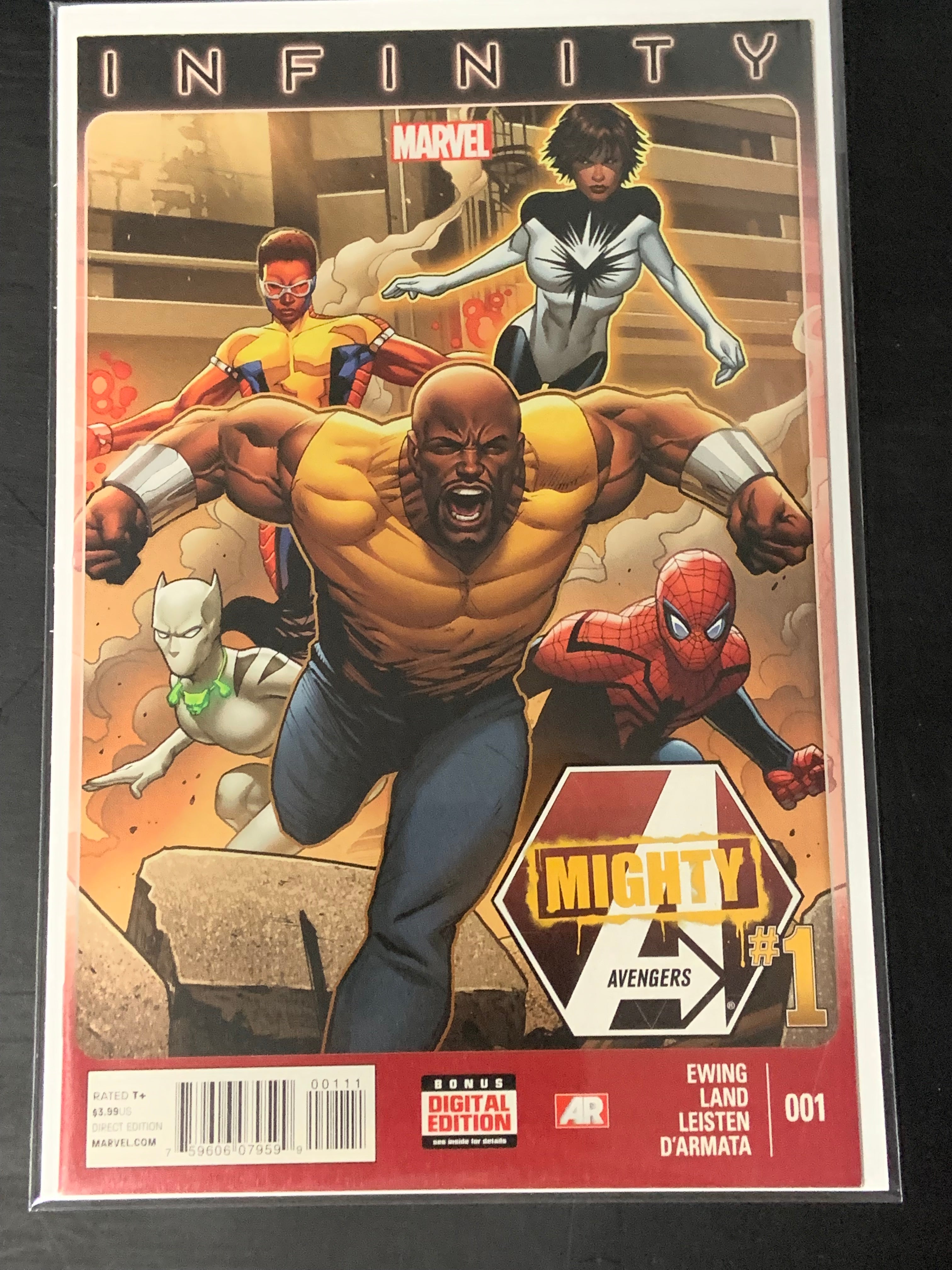 Mighty Avengers 1 2013 1st app of Spectrum!
