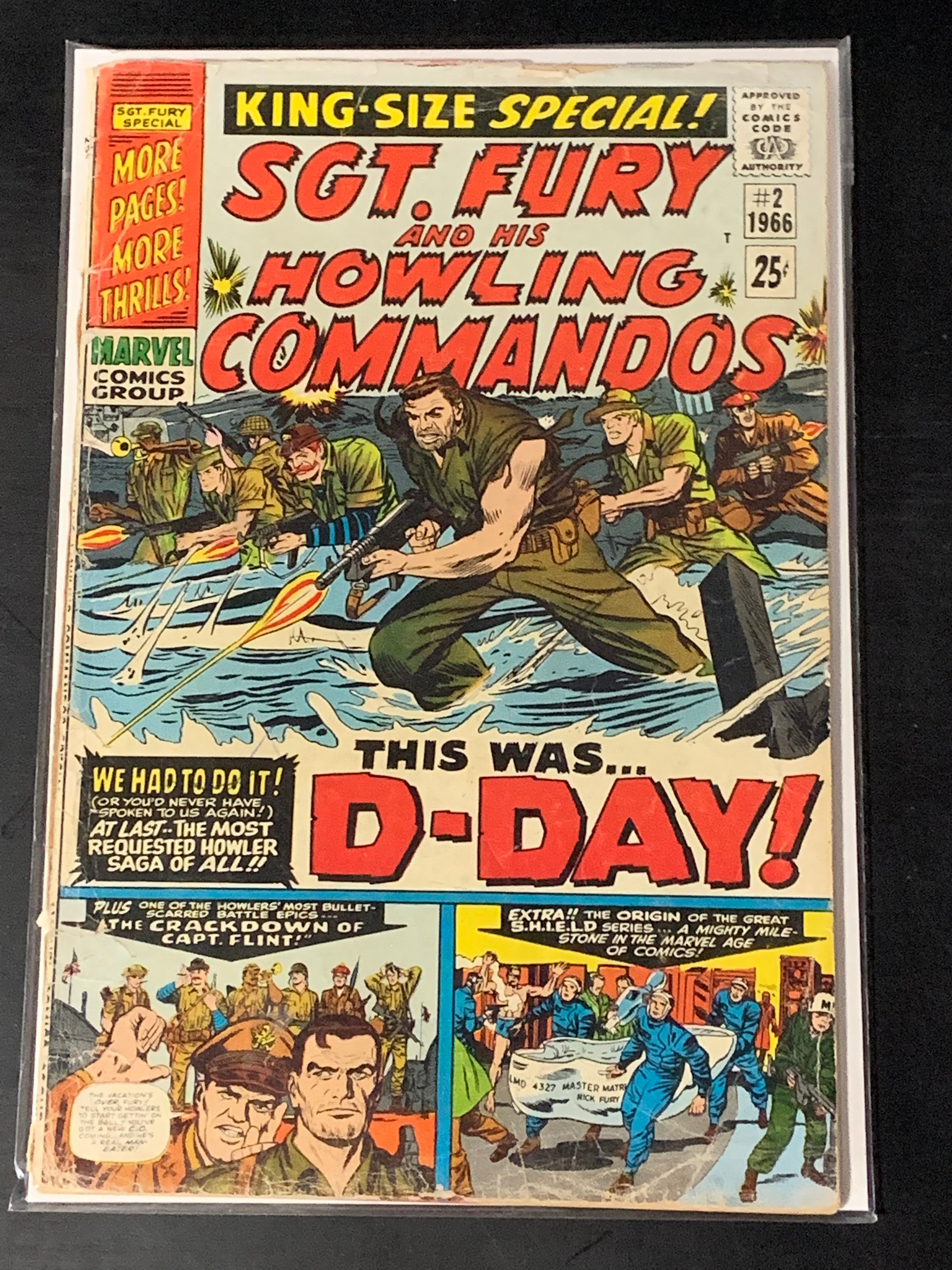 Sgt. Fury and his Howling Commandos King Size Special 2 1966 D-Day!