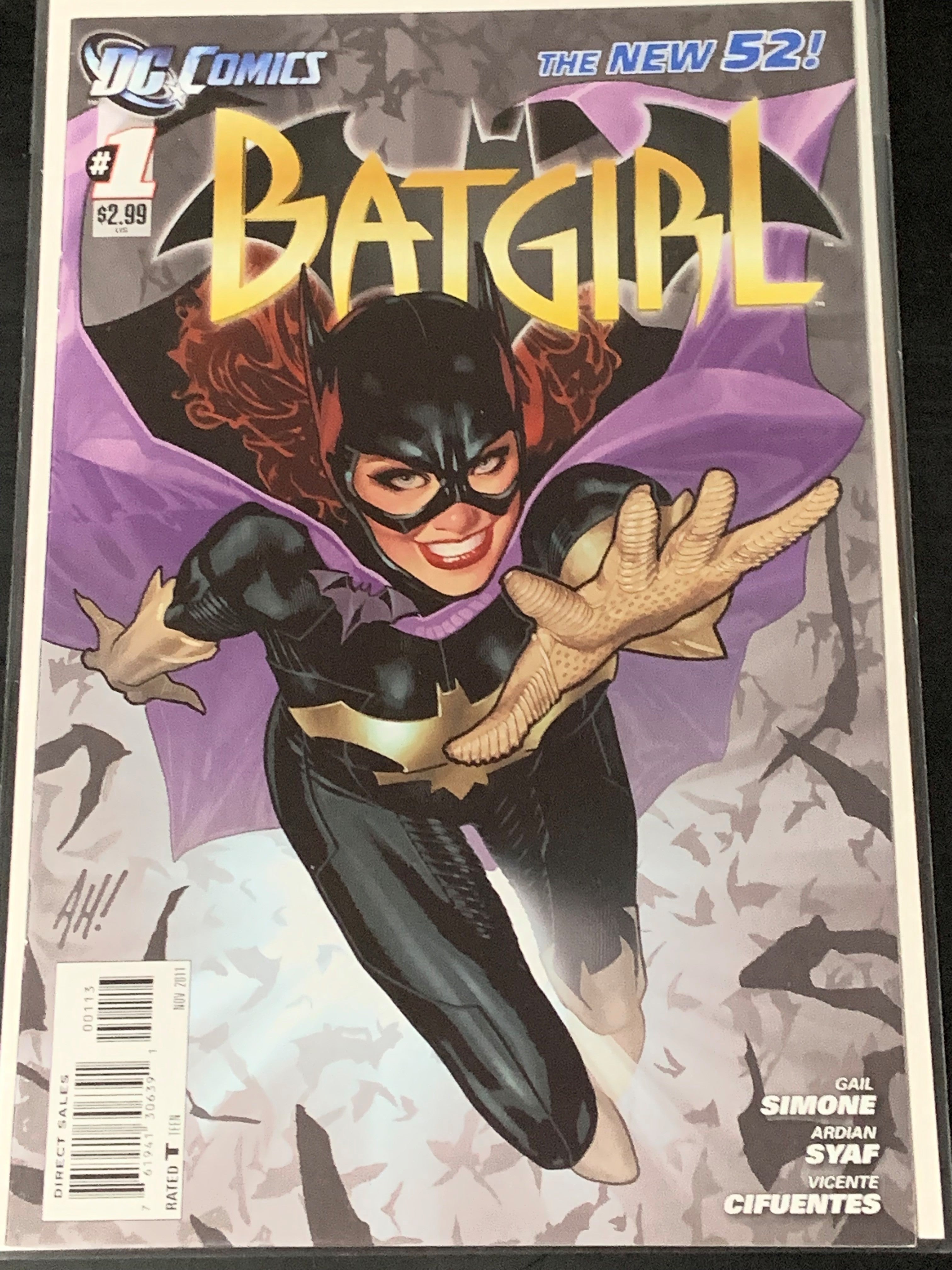 Batgirl 1 DC 2011 Adam Hughes Cover 3rd Printing 1st Alysia!