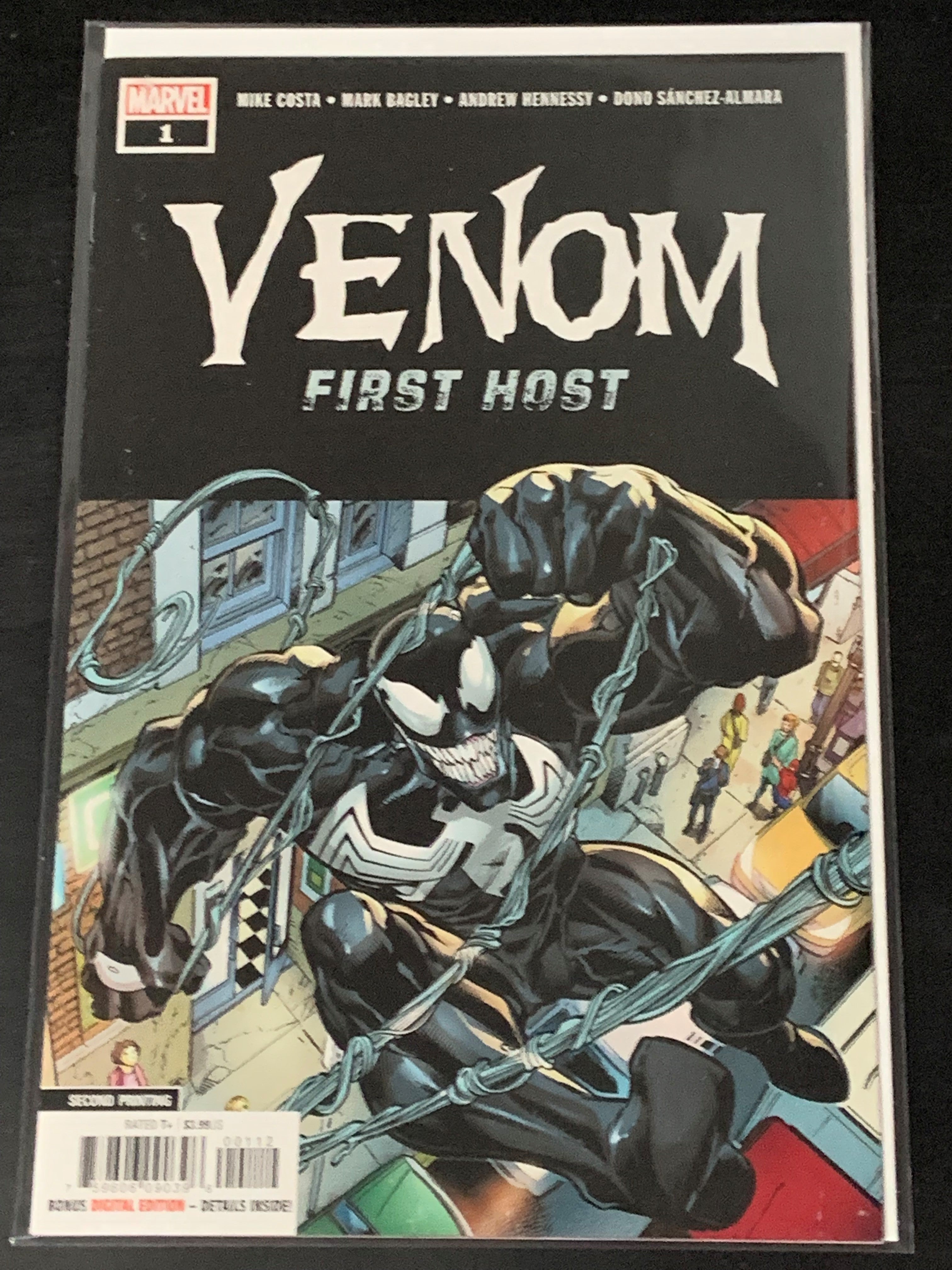 Venom First Host 1 Scarce 2nd Printing 1st App of Tel-Kar!