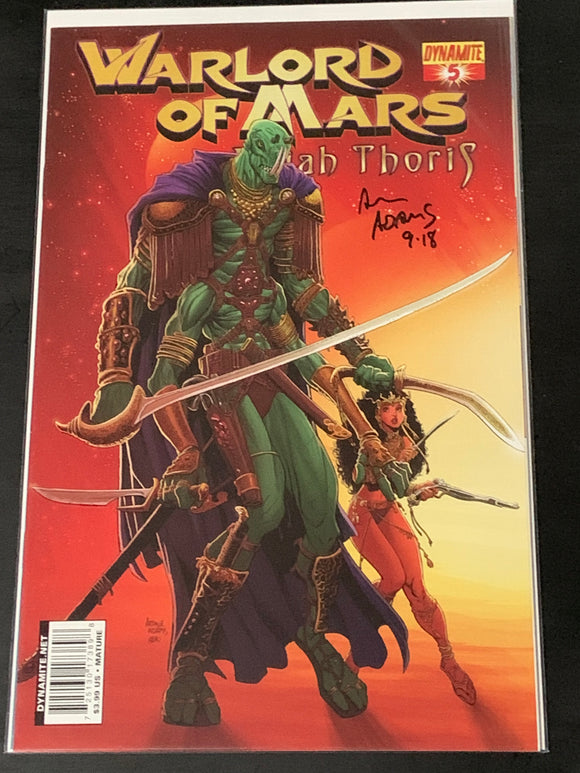 Warlord of Mars Dejah Thoris 5 2011 Signed by Art Adams!