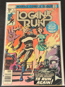 Logan's Run 6 Marvel 1977 1st Solo Thanos Story and App!