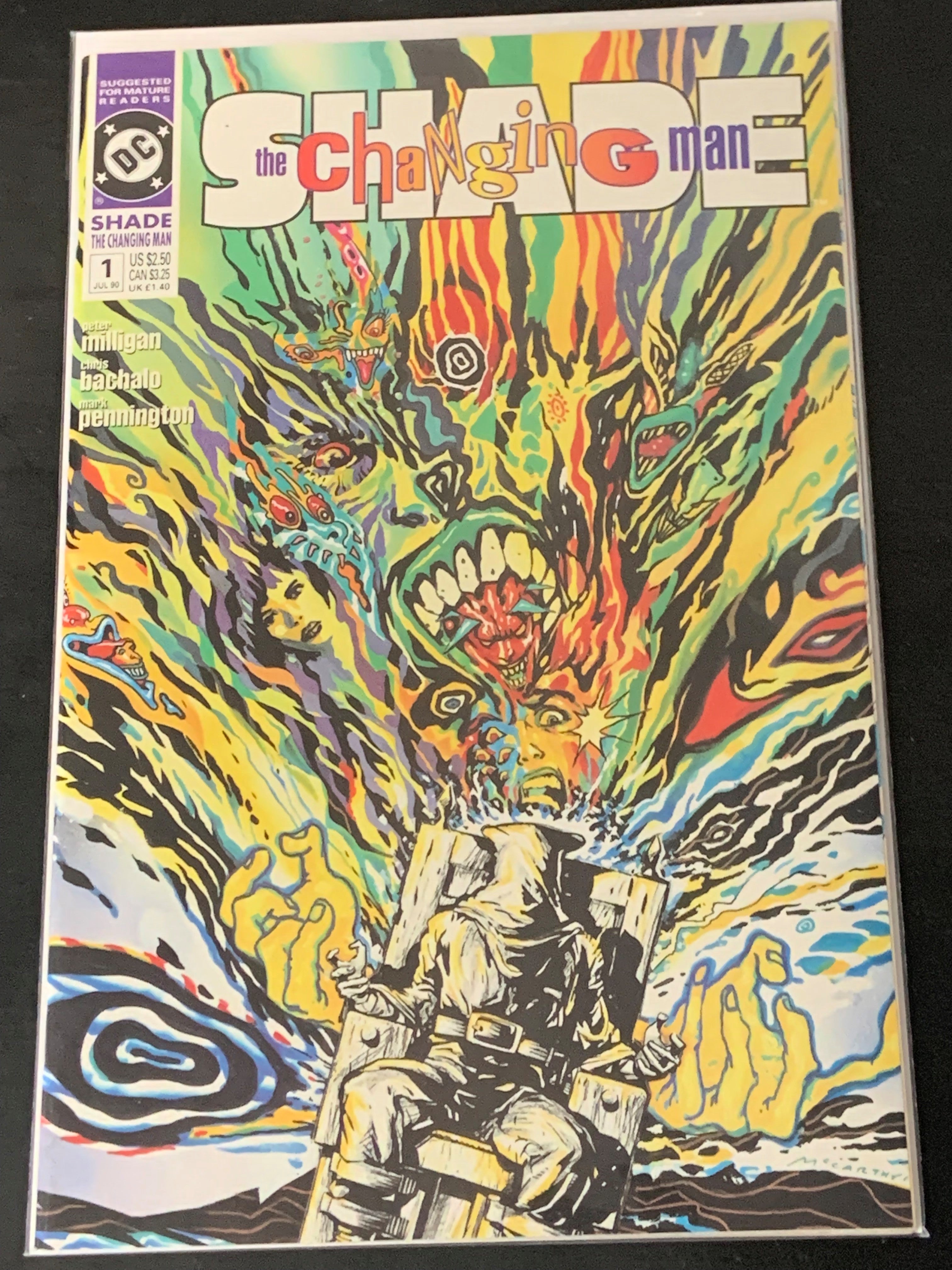 Shade The Changing Man 1 DC 1990 1st Issue!