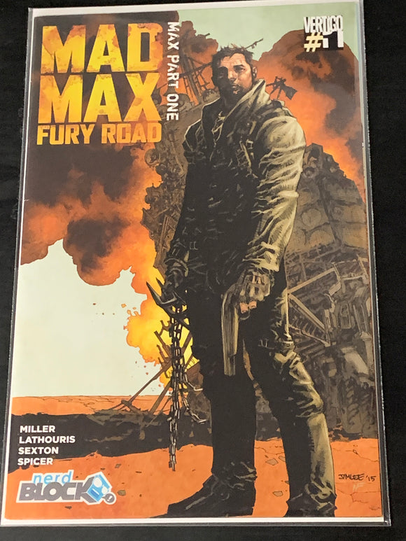 Mad Max Fury Road 1 Nerd Block Exclusive Jim Lee Cover!