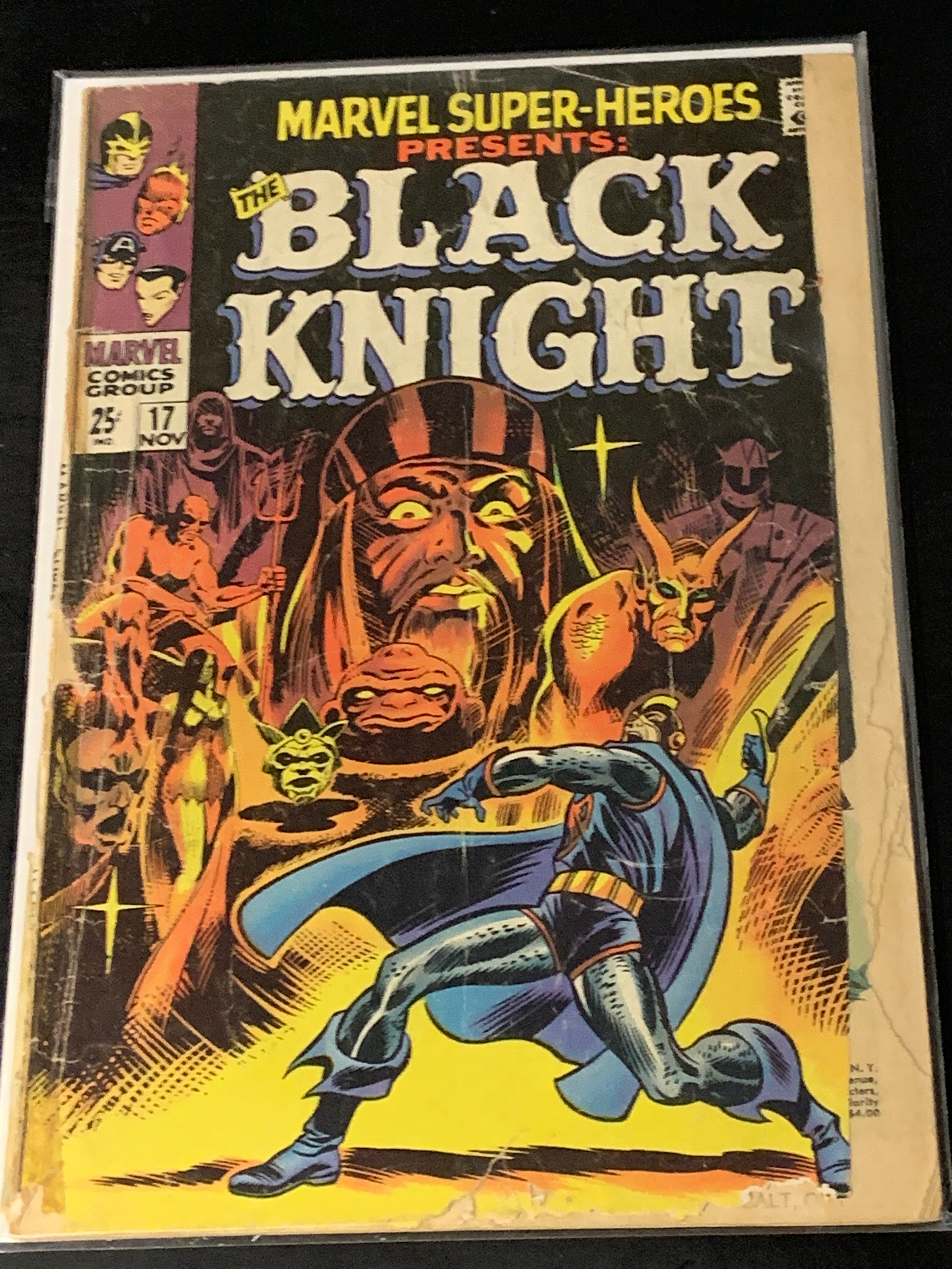 Marvel Super-Heroes 17 1968 1st Solo Black Knight