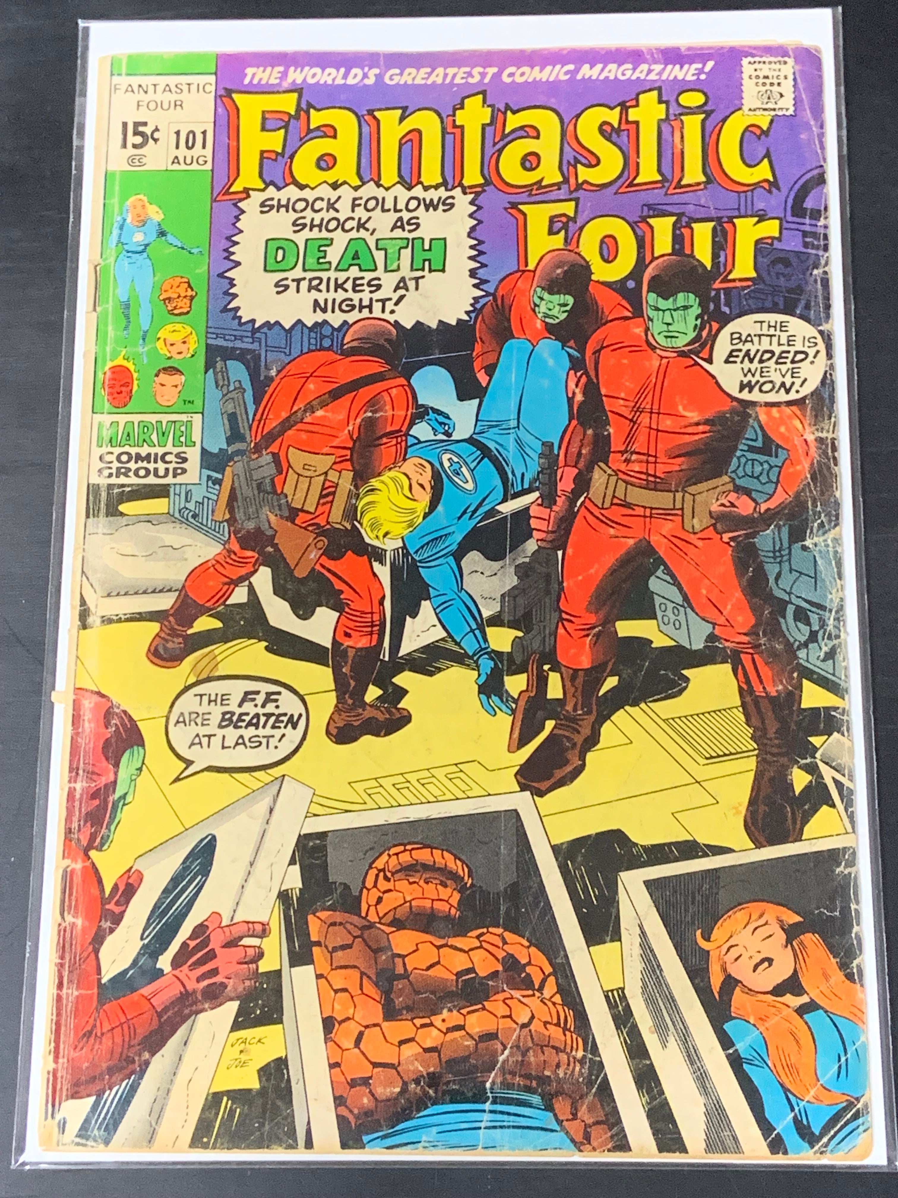 Fantastic Four 101 Marvel 1970 1st App of Top Man