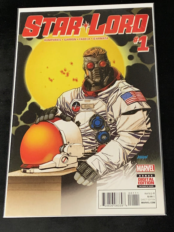 Star Lord 1 Marvel 2016  Dave Johnson Cover