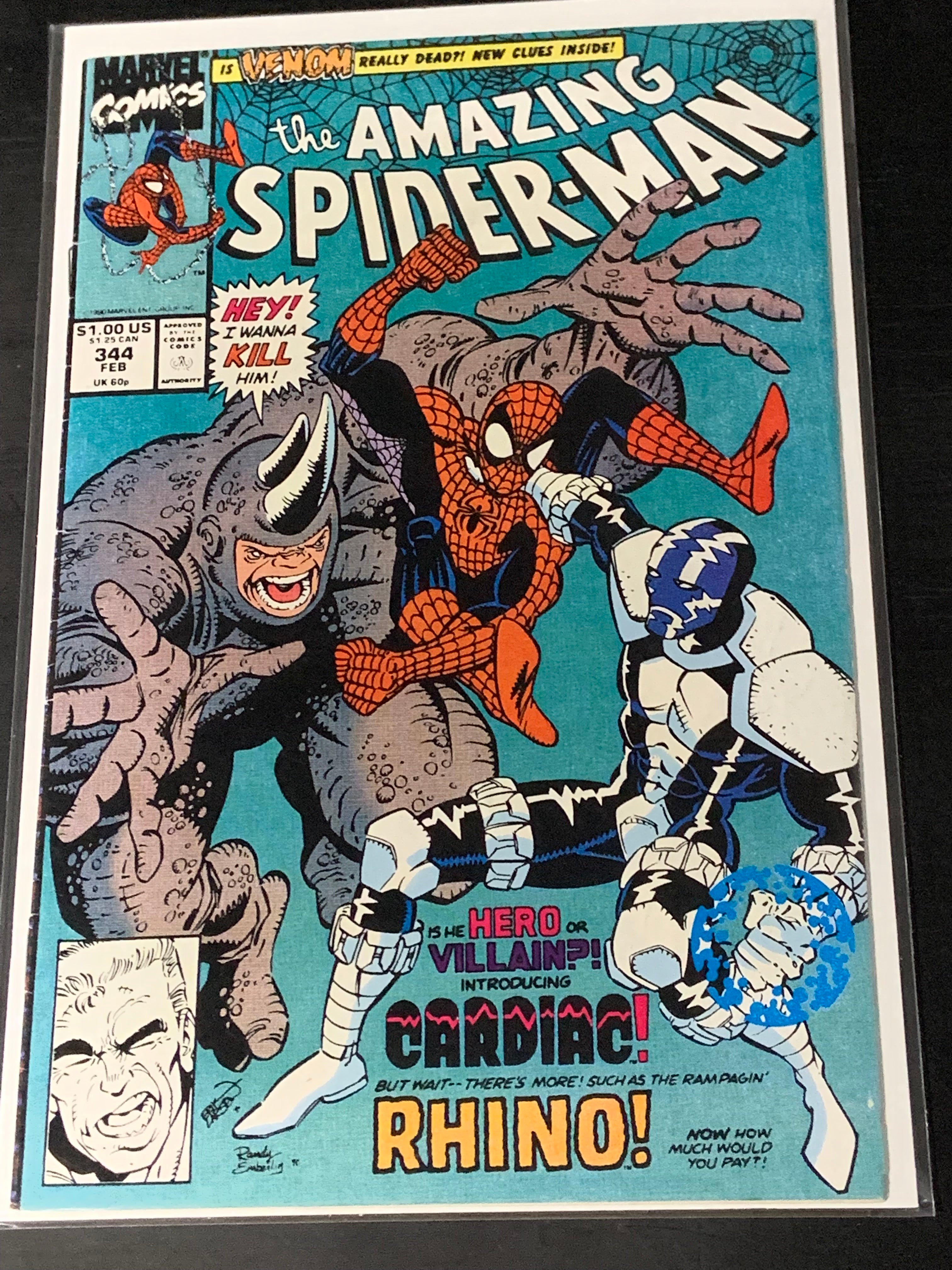 Amazing Spider-Man 344 1991 1st App of Cletus Kasady!