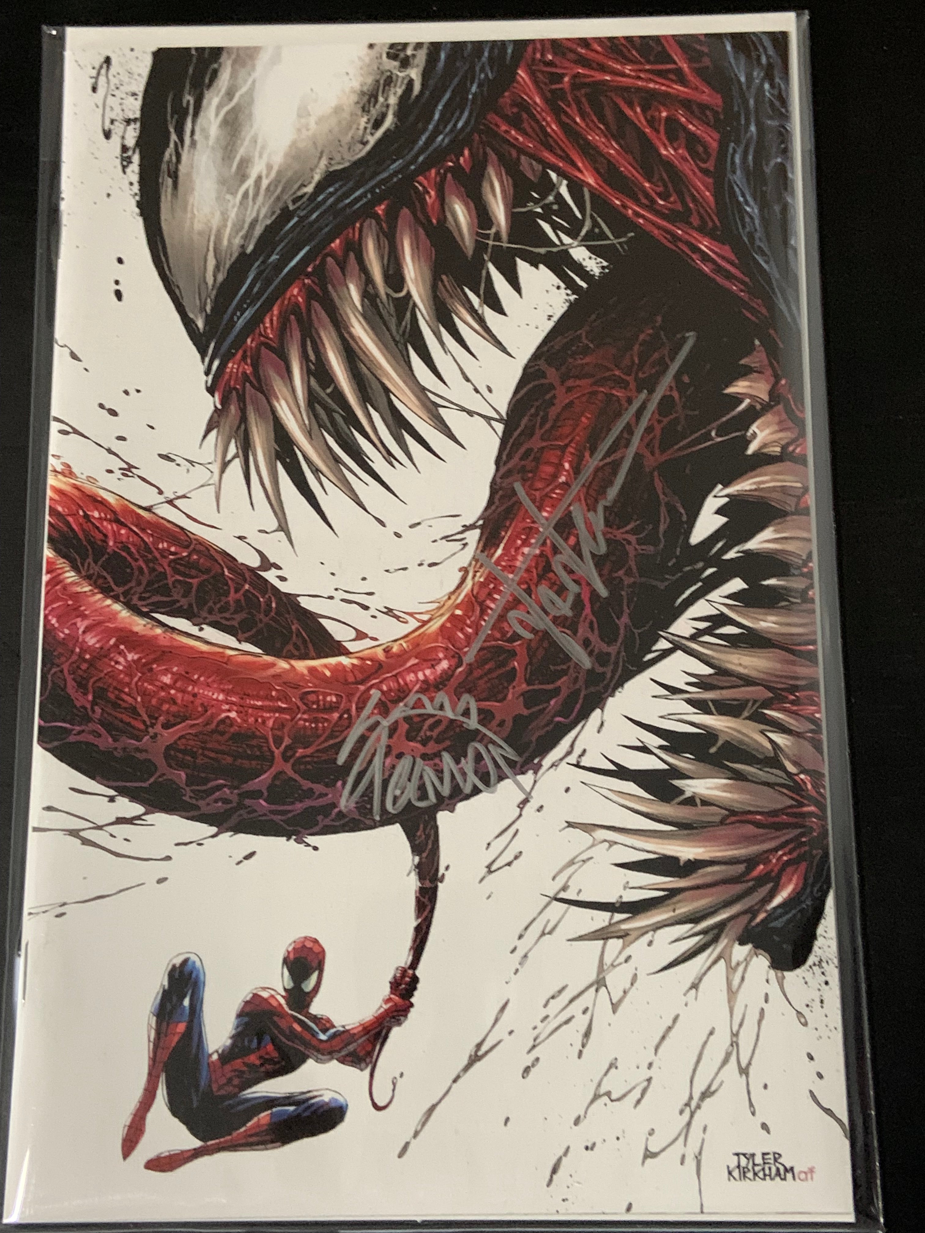 Venom 1-4 Kirkham Virgin Variant Set Double Signed - 1st Knull