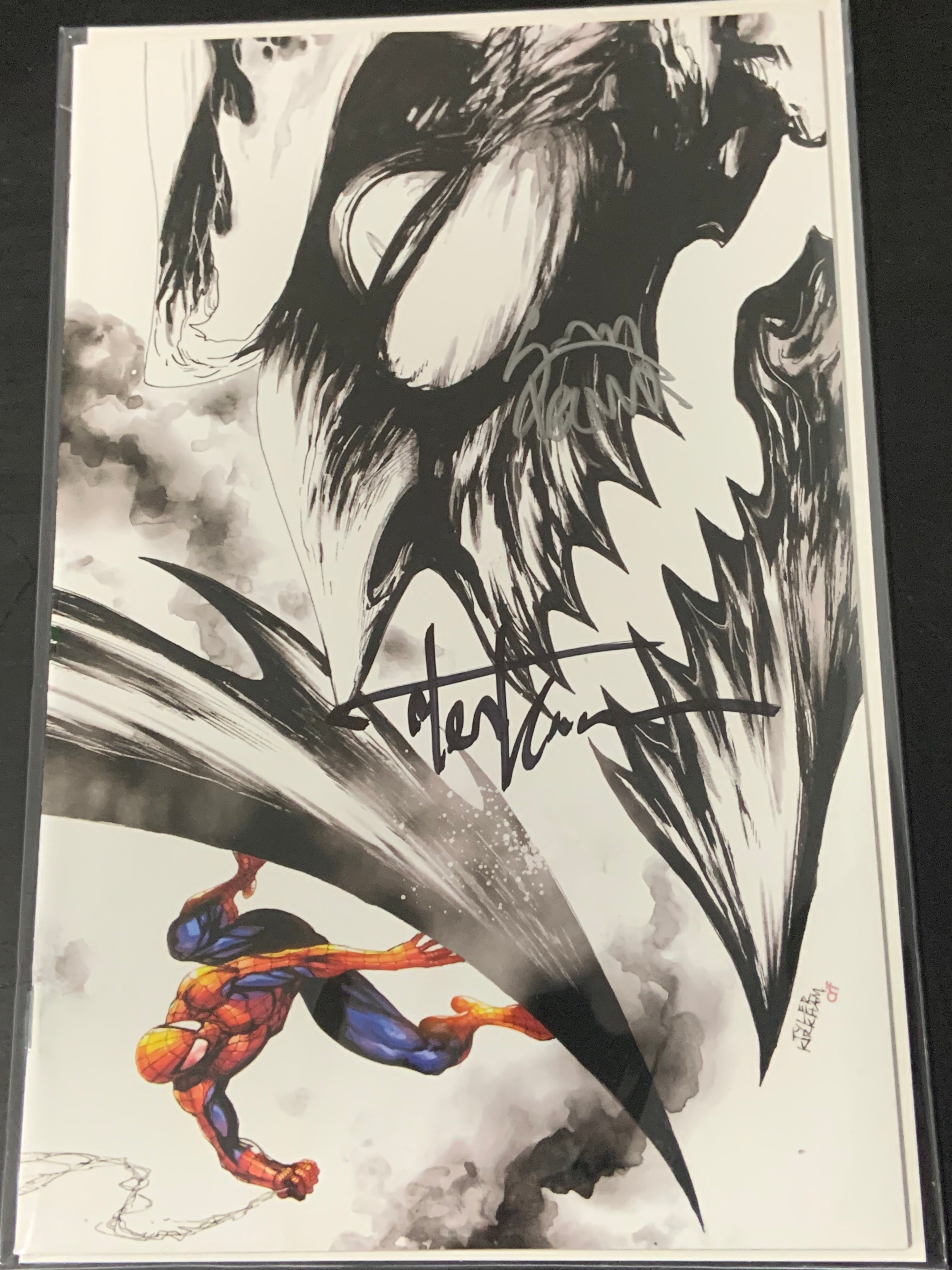Venom 1-4 Kirkham Virgin Variant Set Double Signed - 1st Knull