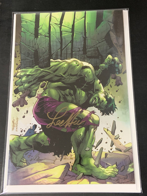 Hulk 2 Segovia Virgin Variant Signed by Lou Ferrigno