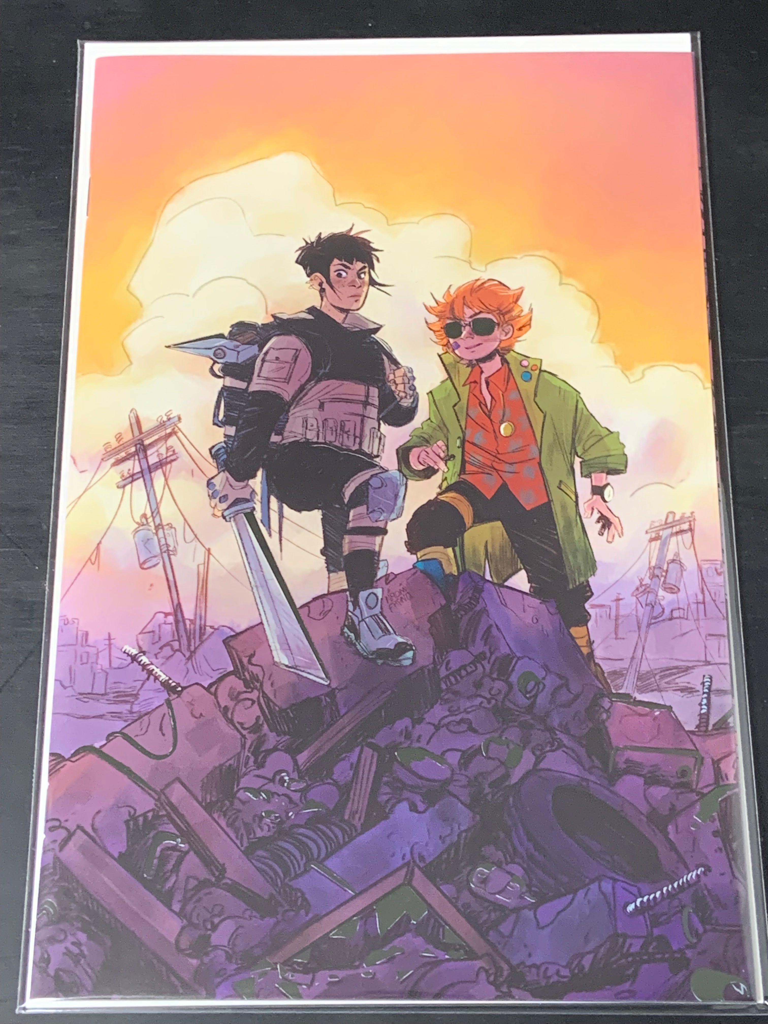 Once Upon A Time At The End Of The World 1 Boom! Studios 2022 Virgin Foil Variant