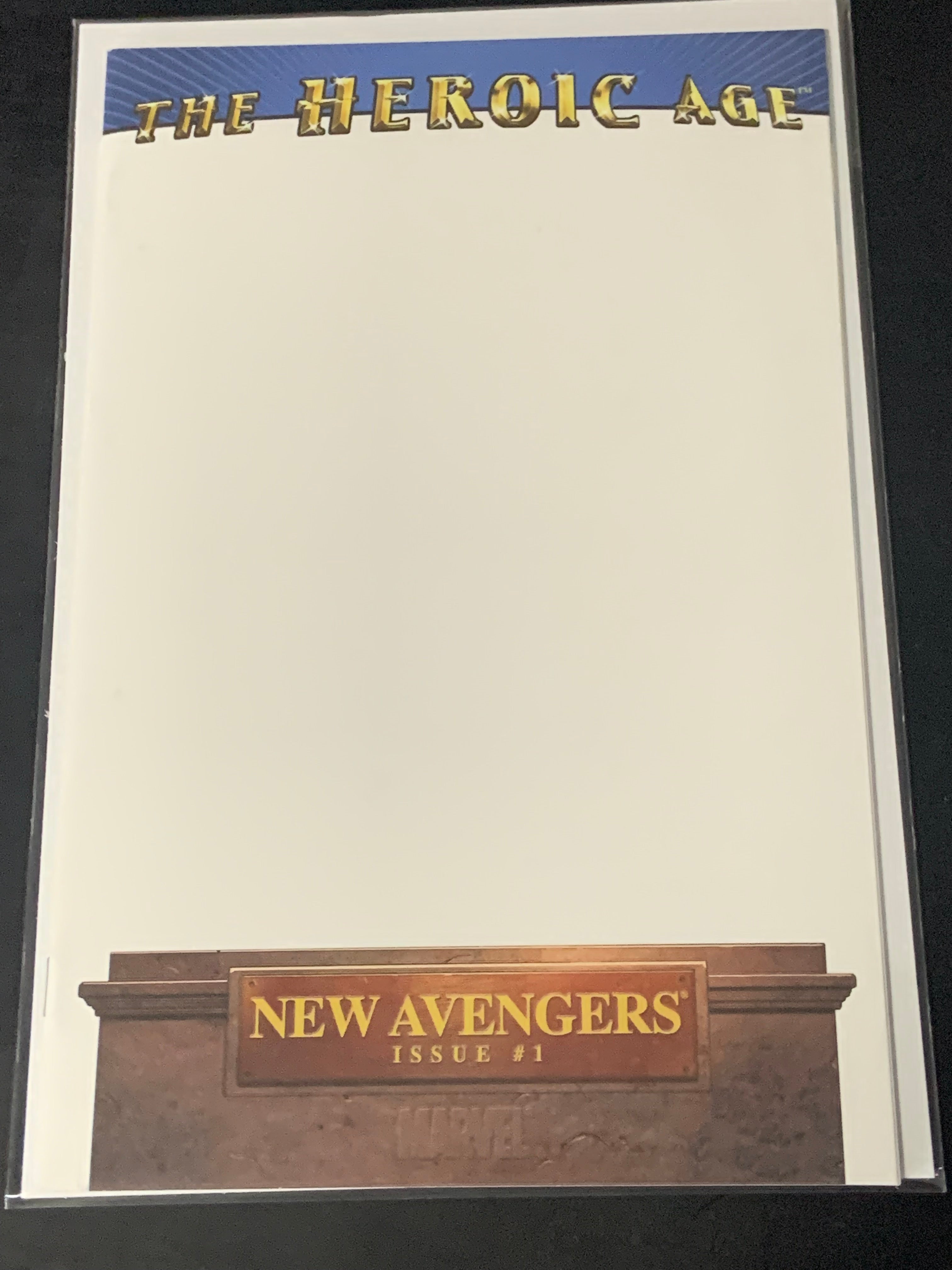 New Avengers 1 Marvel 2010 Blank Sketch Variant